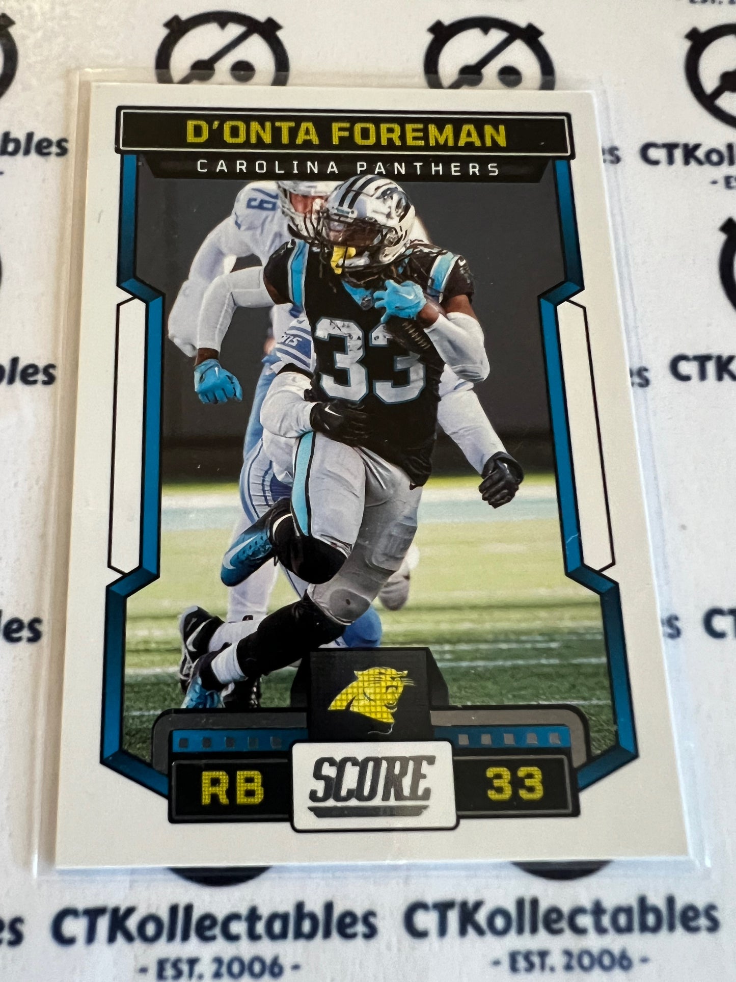 2023 NFL Panini Score Base #45 D'ONTA Foreman Panthers