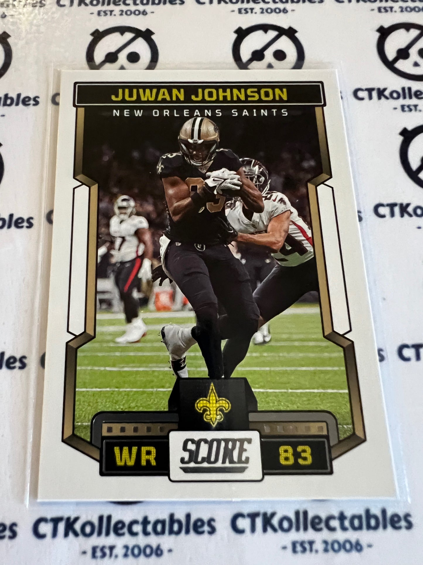 2023 NFL Panini Score Base #56 Juwan Johnson Saints
