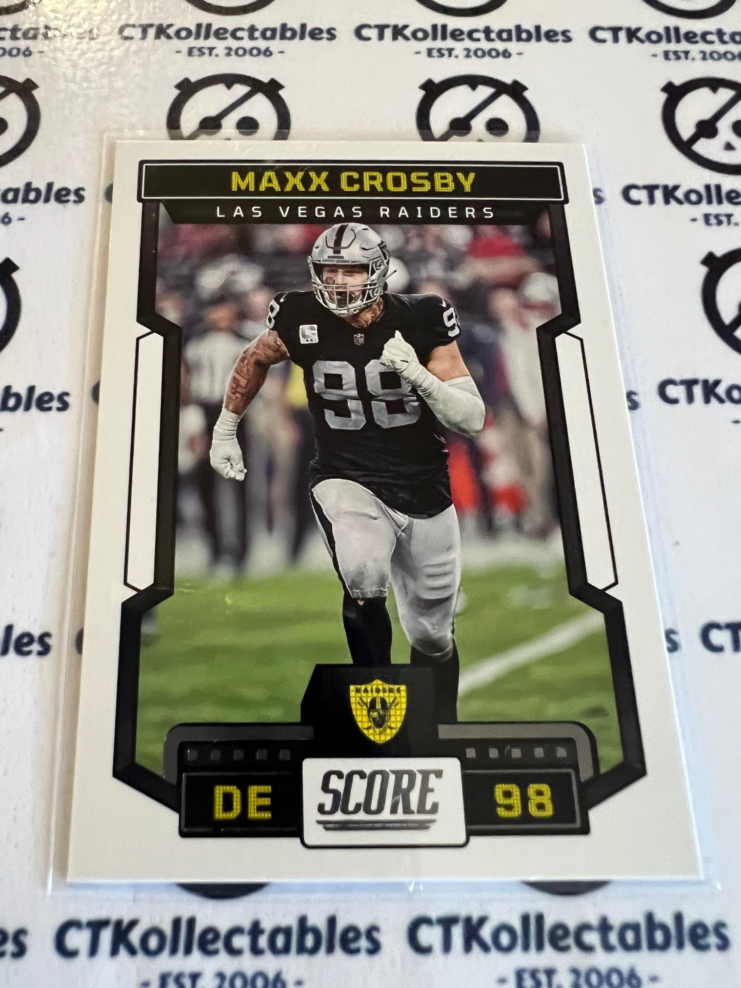 2023 NFL Panini Score Base #139 Maxx Crosby Raiders