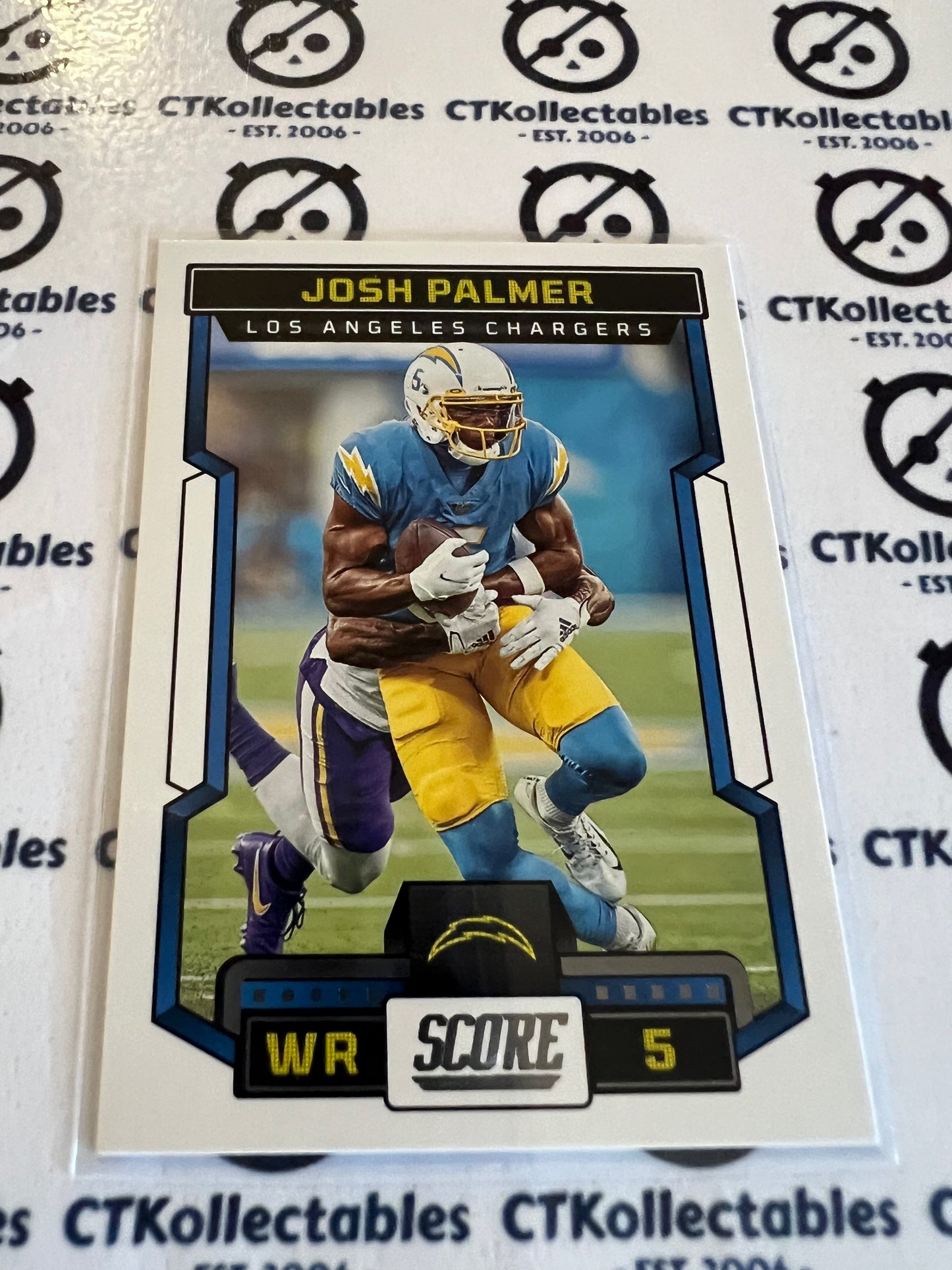 2023 NFL Panini Score Base #145 Josh Palmer Chargers