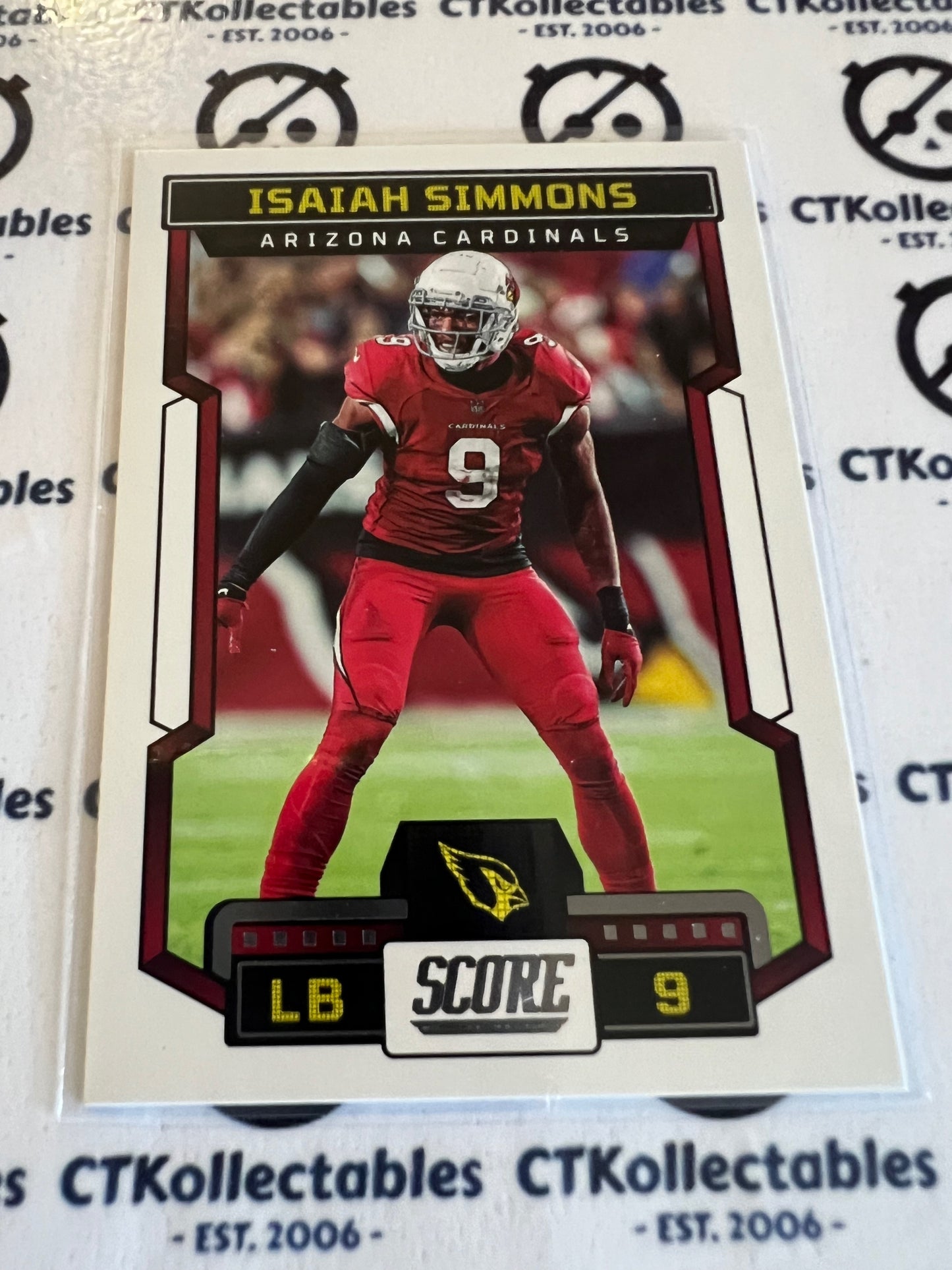 2023 NFL Panini Score Base #159 Isaiah Simmons Cardinals