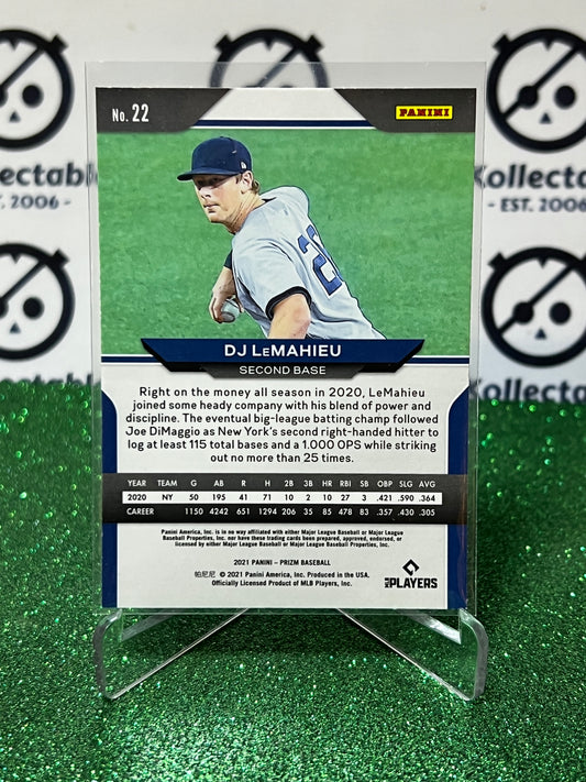 2021 PANINI PRIZM DJ LEMAHIEUE # 22 NEW YORK YANKEES BASEBALL