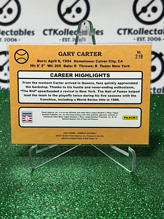 2021 PANINI DONRUSS GARY CARTER # 219 RETRO NEW YORK METS BASEBALL