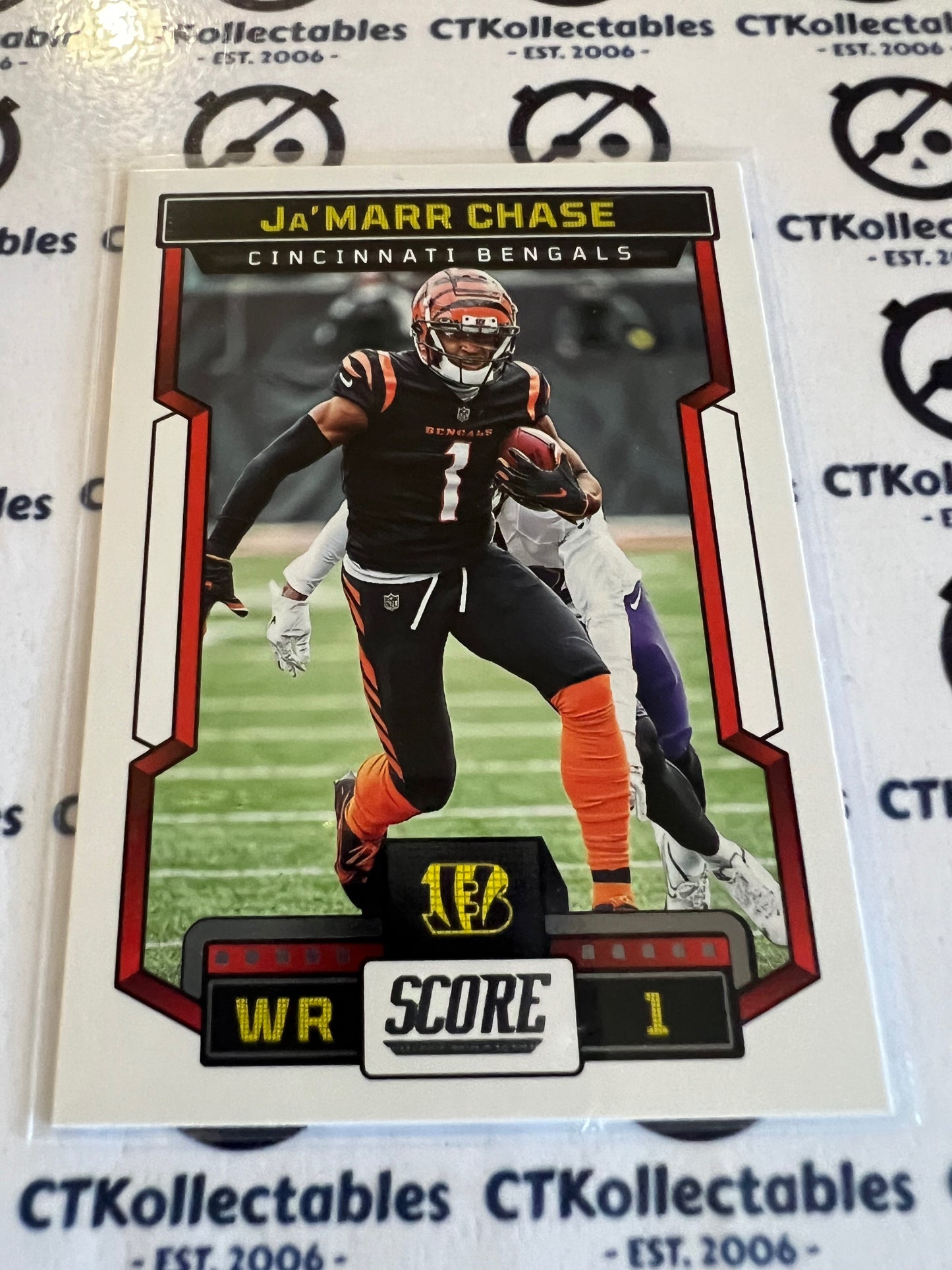 2023 NFL Panini Score Base #197 JA'MARR Chase Bengals
