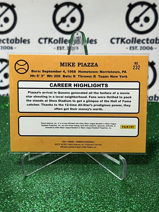 2021 PANINI DONRUSS MIKE PIAZZA # 232 RETRO NEW YORK METS BASEBALL