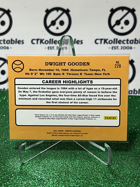 2021 PANINI DONRUSS DWRIGHT GOODEN # 226 RETRO CANDY CANE /2021 NEW YORK METS BASEBALL