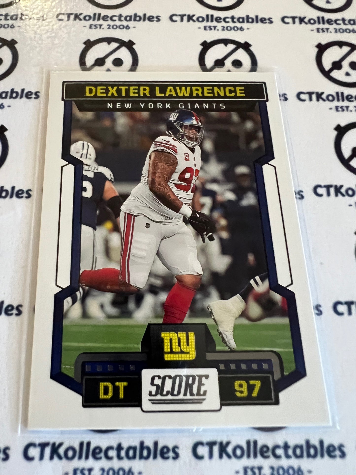 2023 NFL Panini Score Base #239 Dexter Lawrence Giants