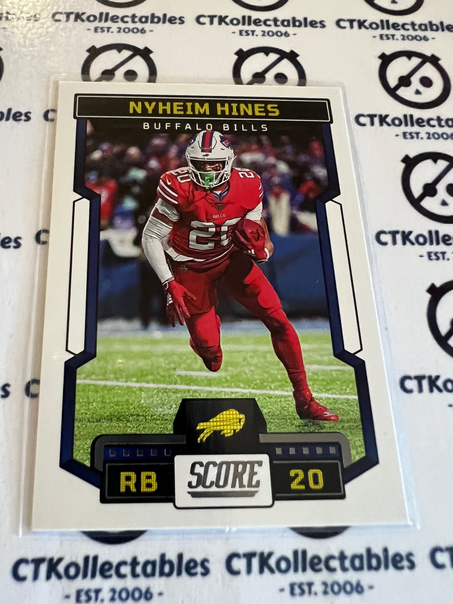 2023 NFL Panini Score Base #265 Nyheim Hines Buffalo Bills