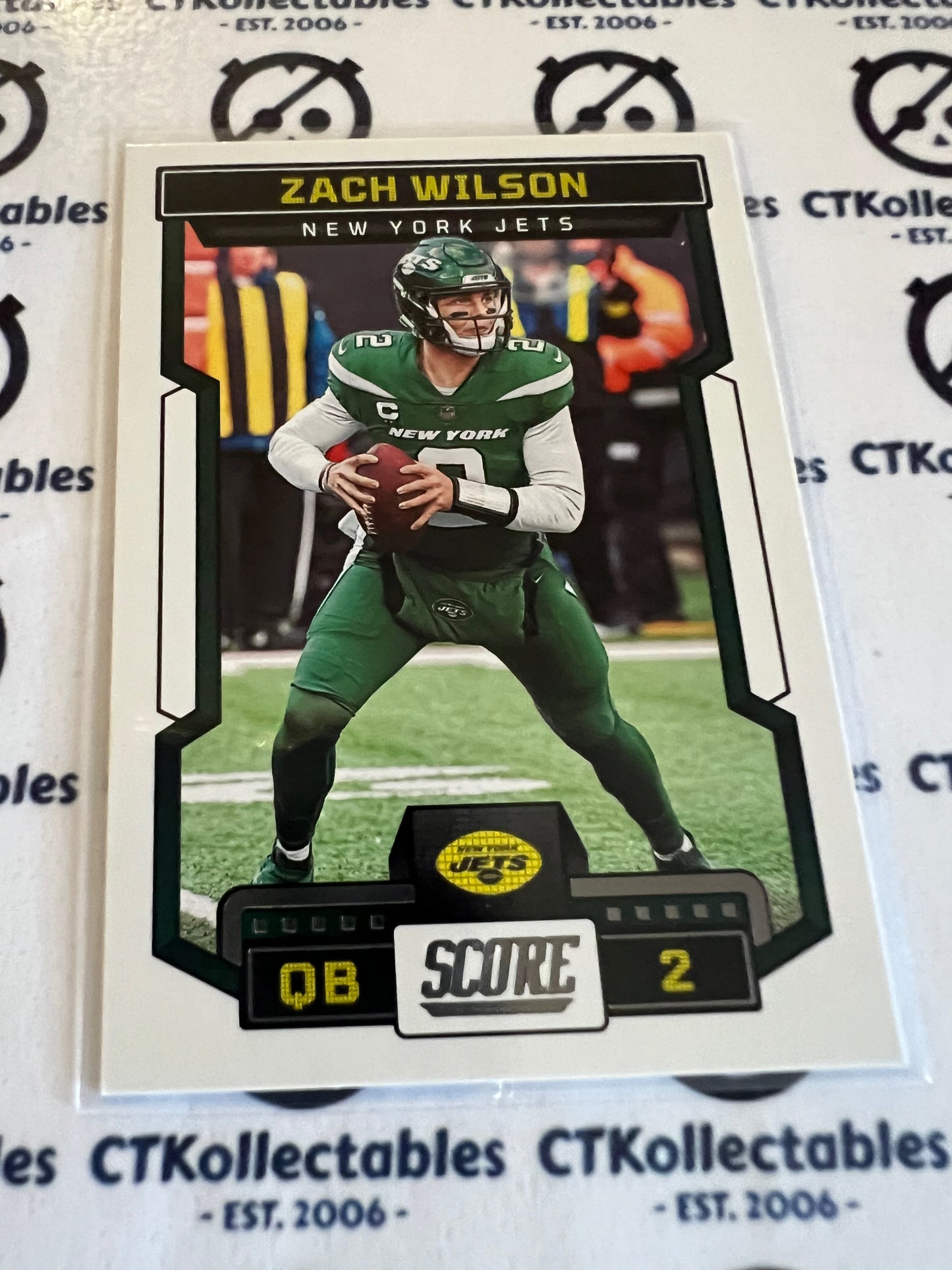 2023 NFL Panini Score Base #288 Zach Wilson Jets