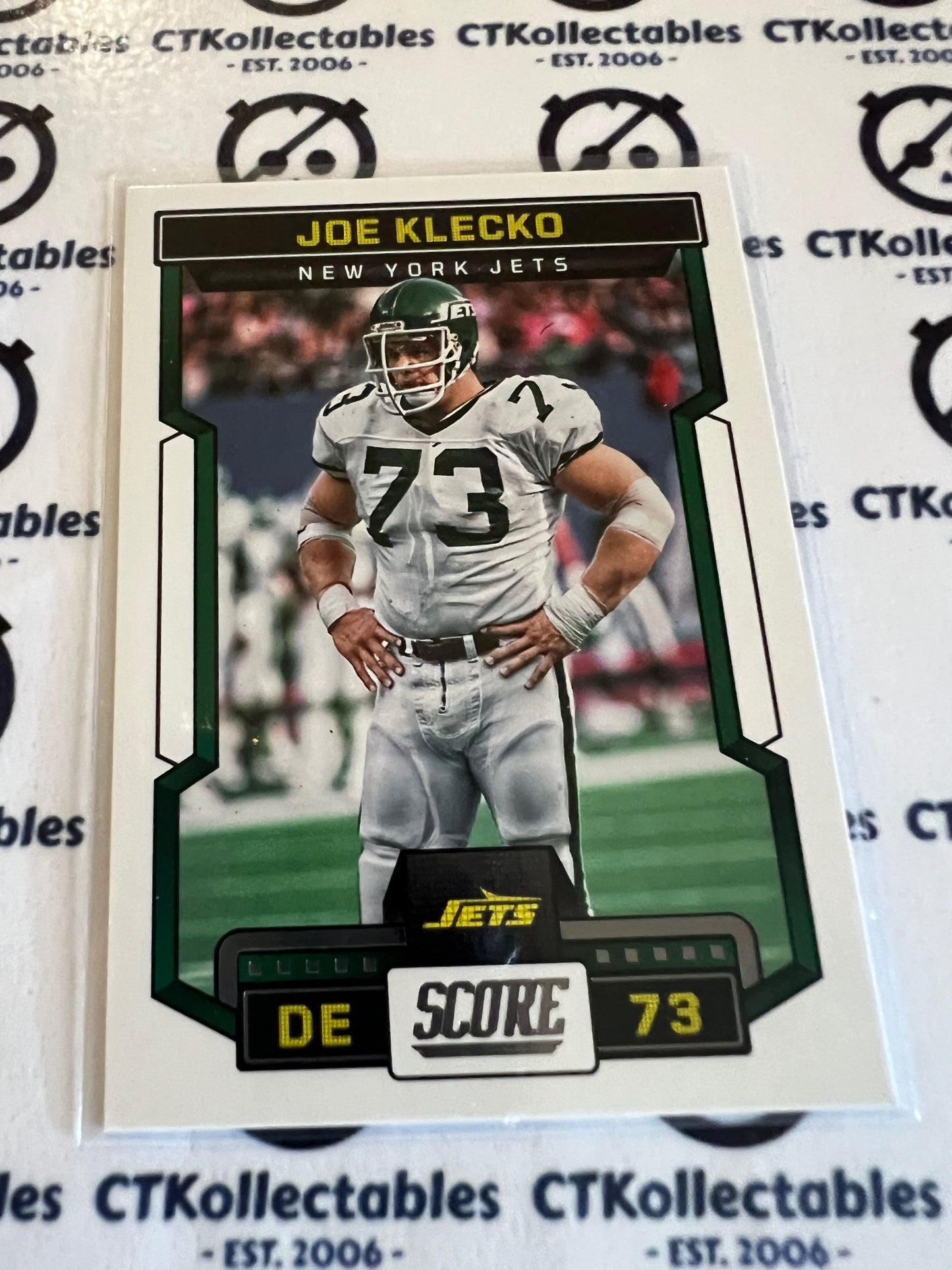 2023 NFL Panini Score Base #295 Joe Klecko Jets