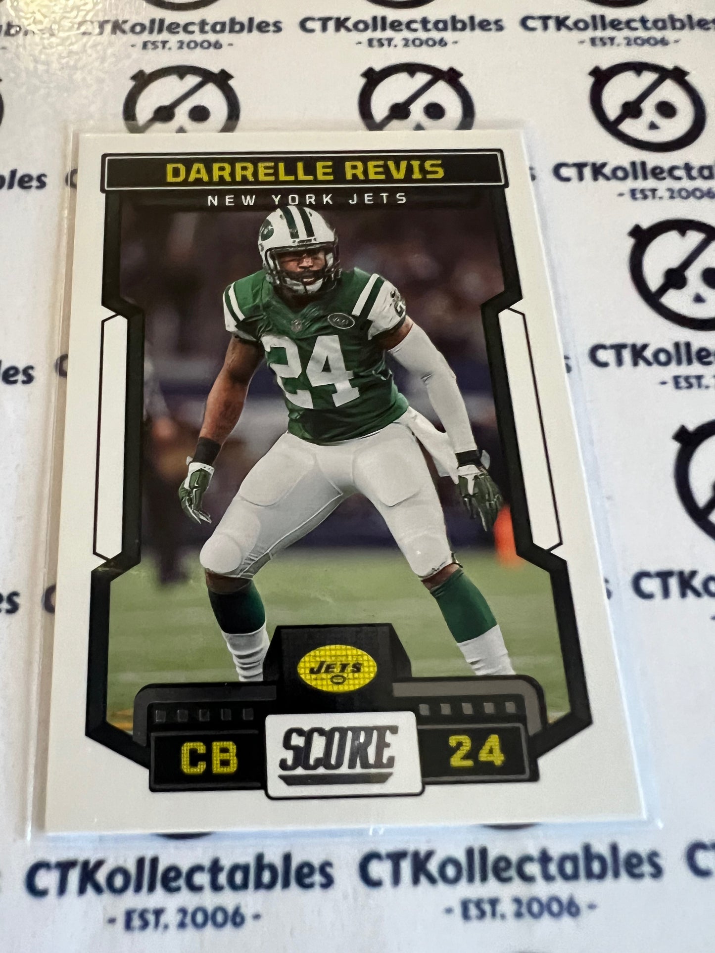 2023 NFL Panini Score Base #296 Darrelle Revis Jets