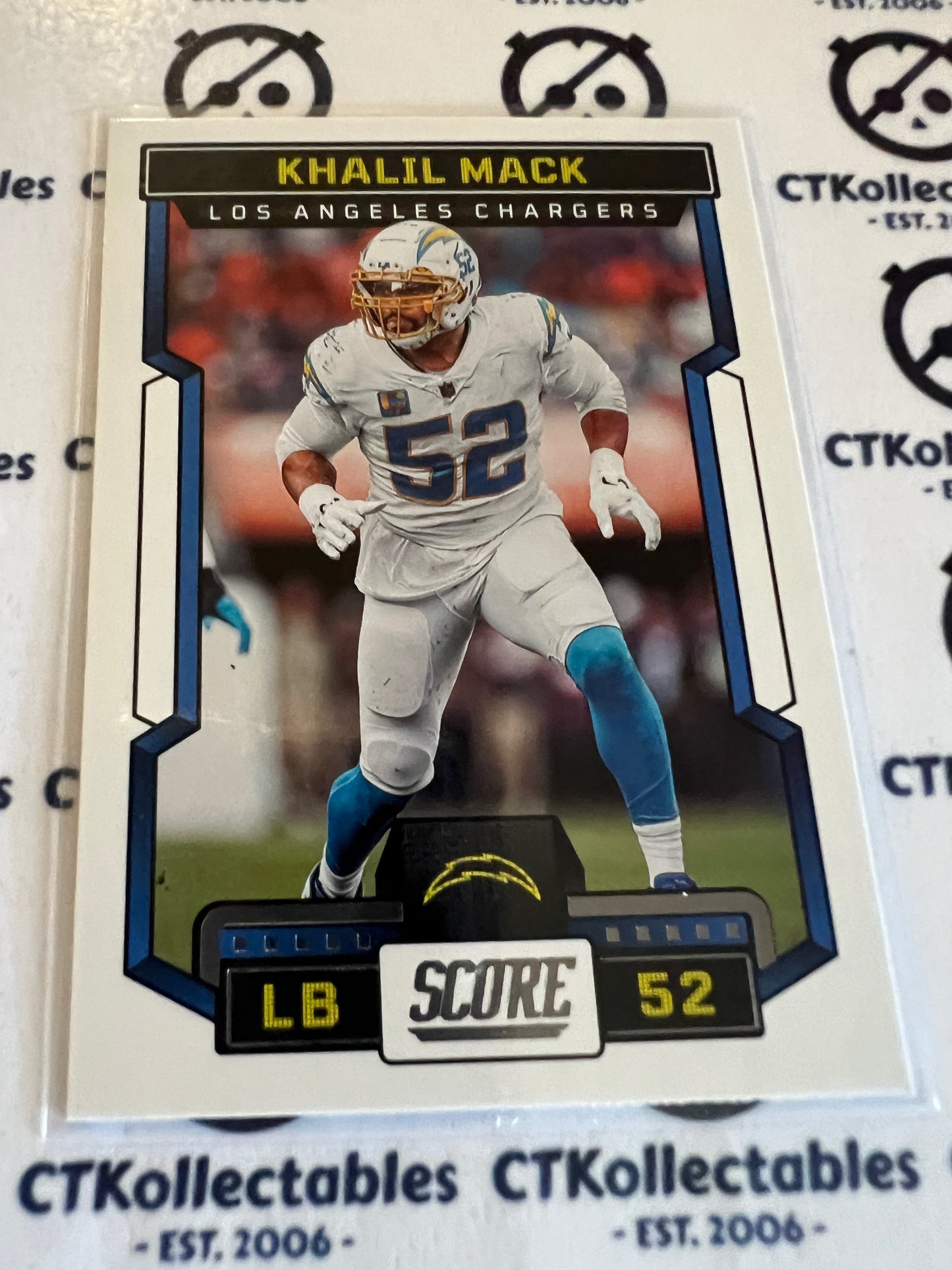 2023 NFL Panini Score Base #297 Khalil Mack Chargers