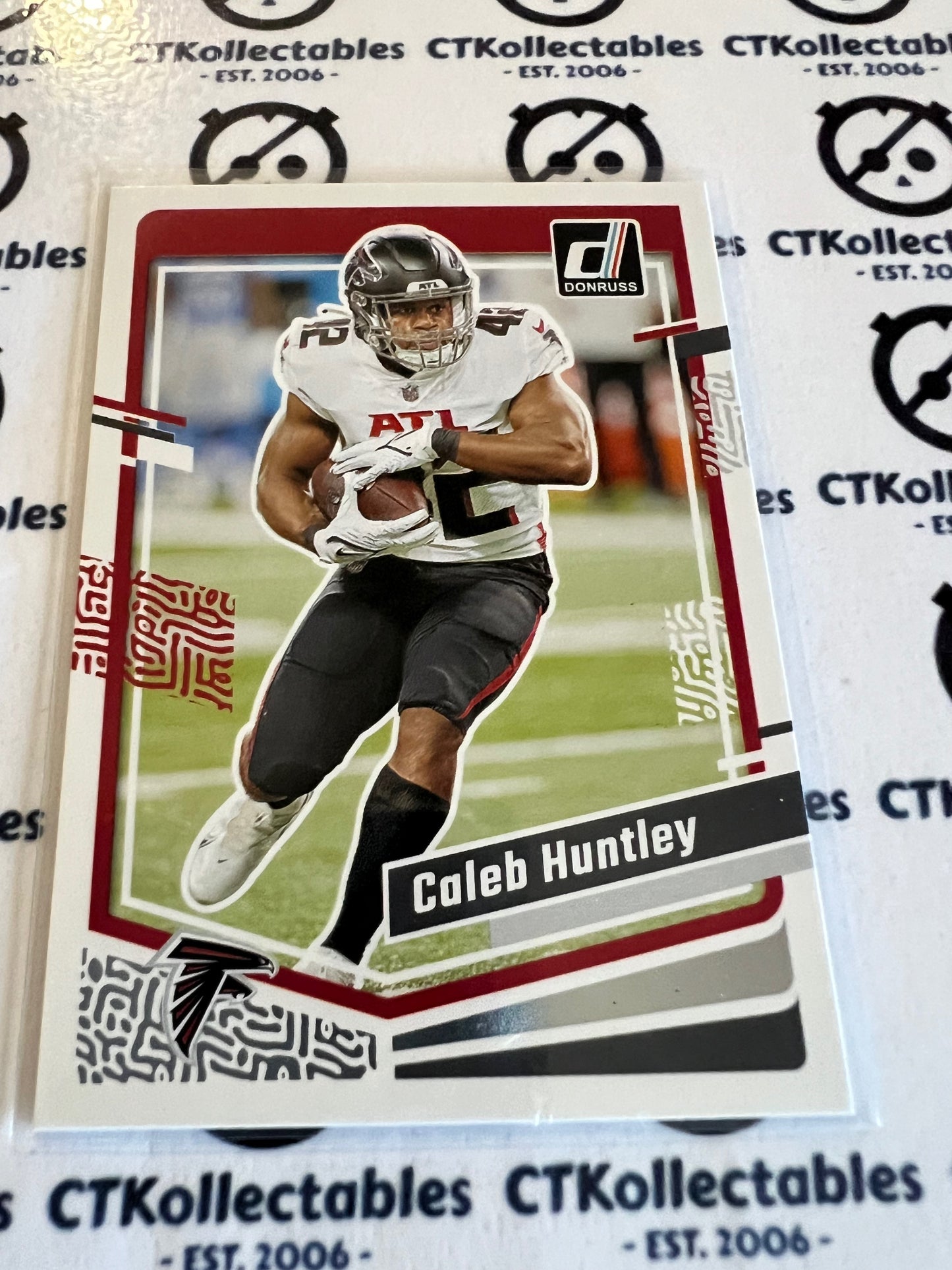 2023 NFL Panini Donruss Base #14 Caleb Huntley Falcons