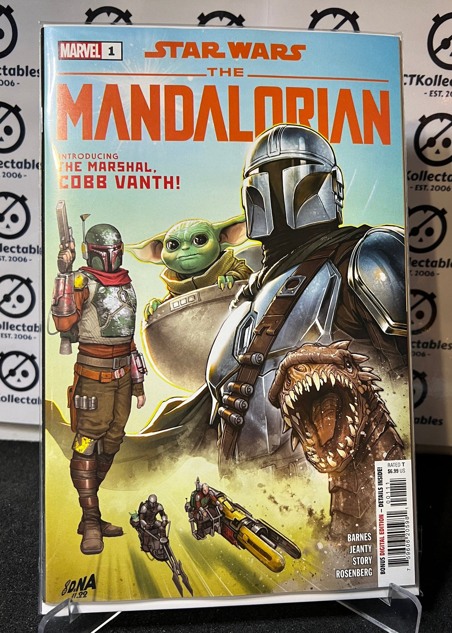 STAR WARS THE MANDALORIAN # 1 VARIANT V2 MARVEL COMIC BOOK 2023