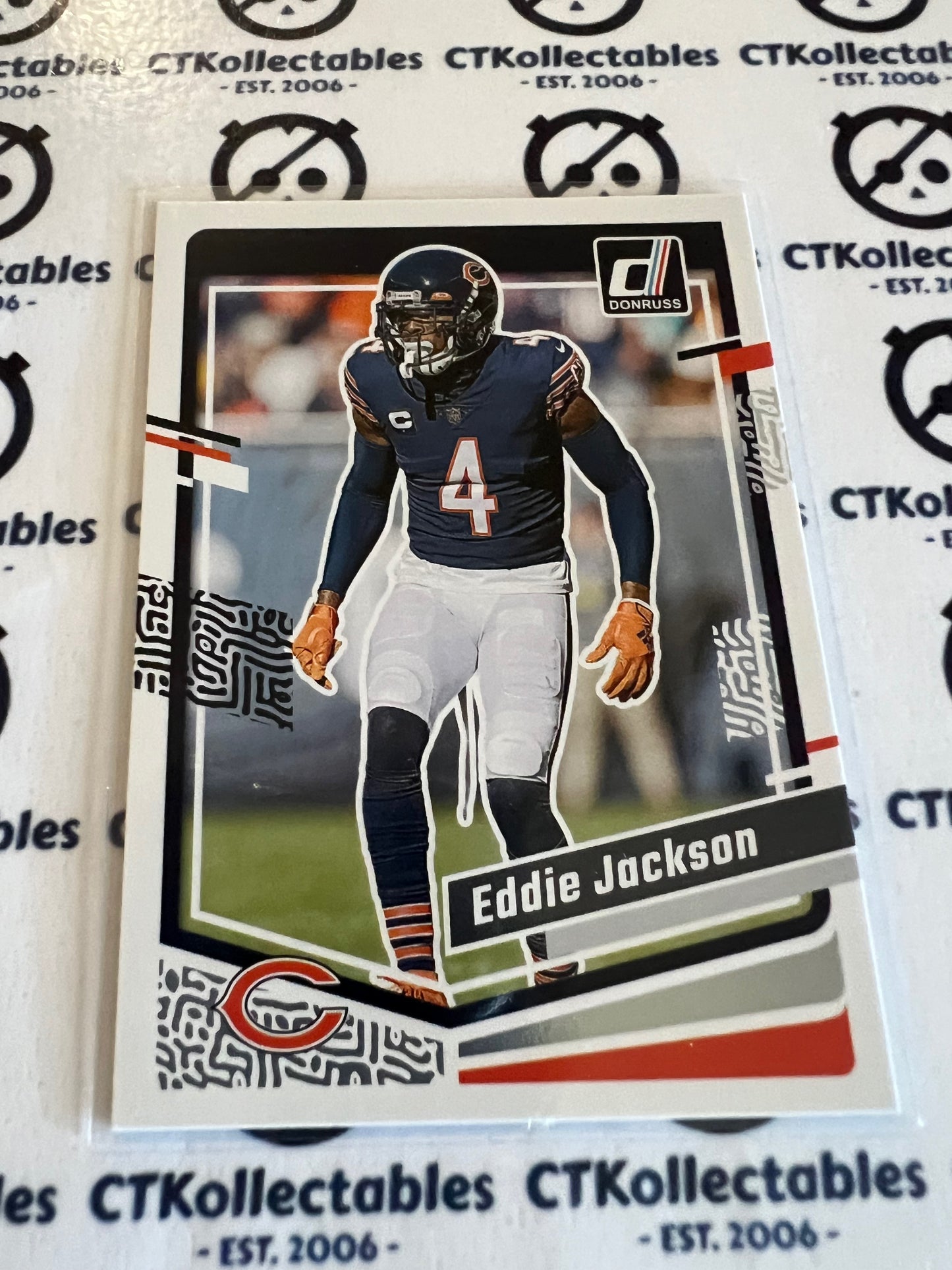 2023 NFL Panini Donruss Base #52 Eddie Jackson Bears