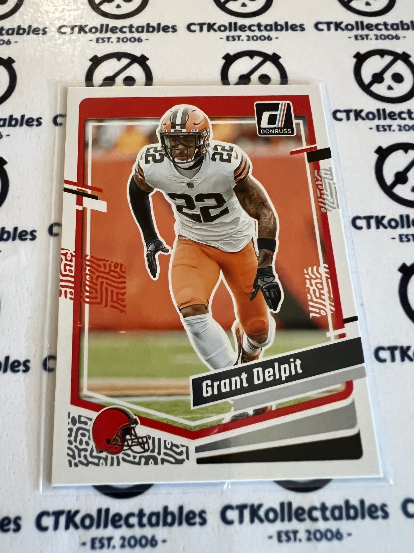 2023 NFL Panini Donruss Base #66 Grant Delpit Browns