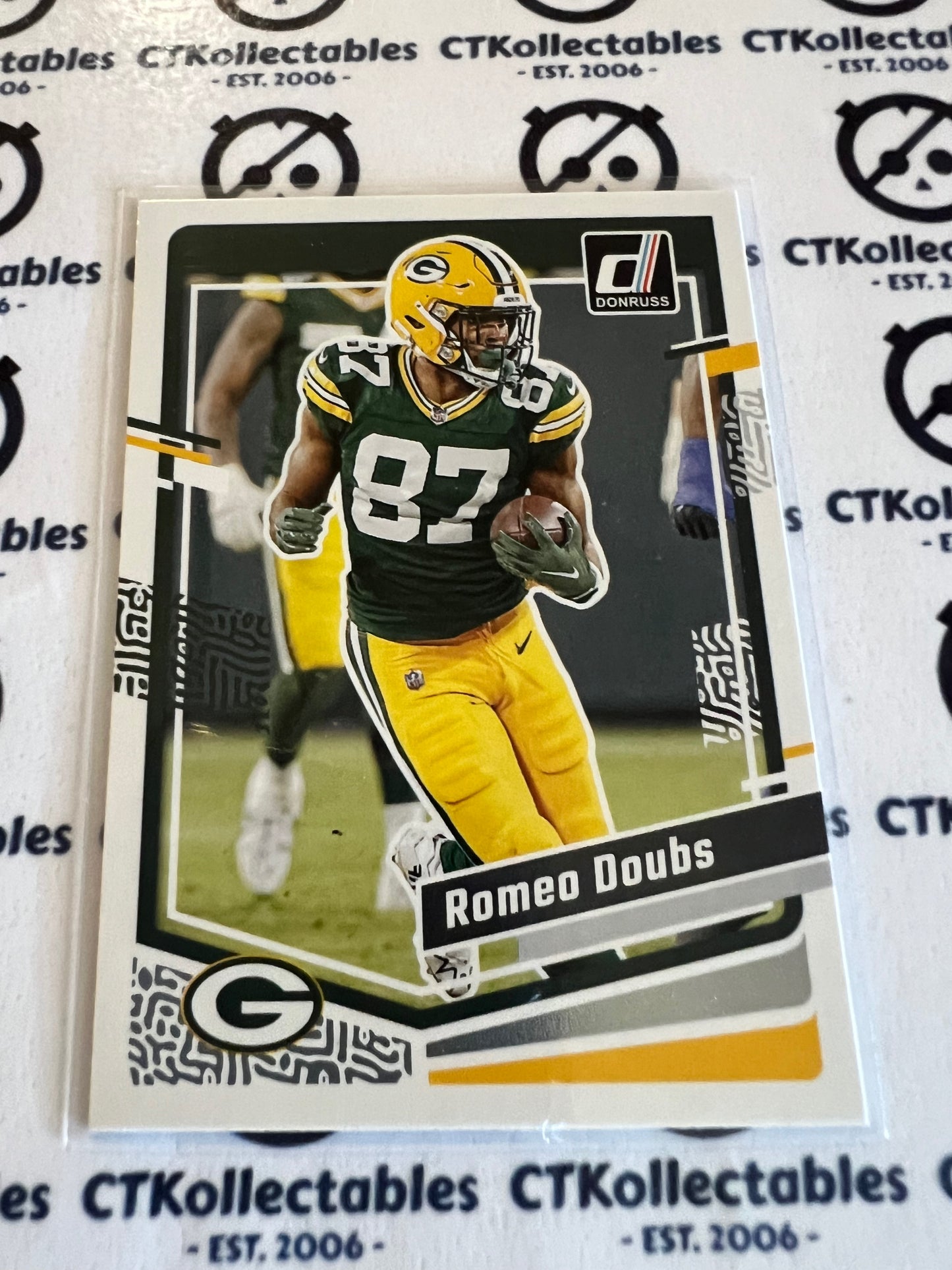 2023 NFL Panini Donruss Base #114 Romeo Doubs Packers