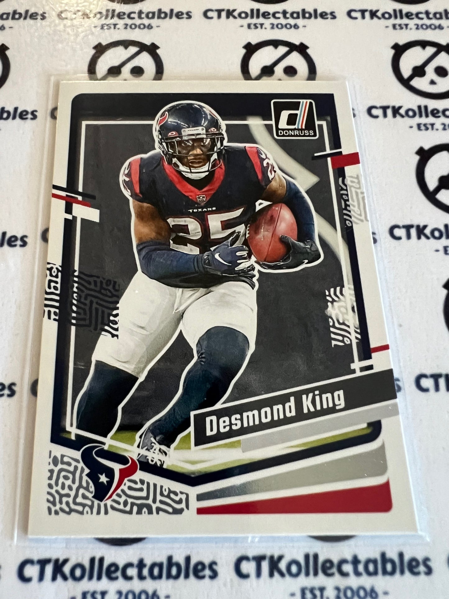 2023 NFL Panini Donruss Base #118 Desmond King Texans
