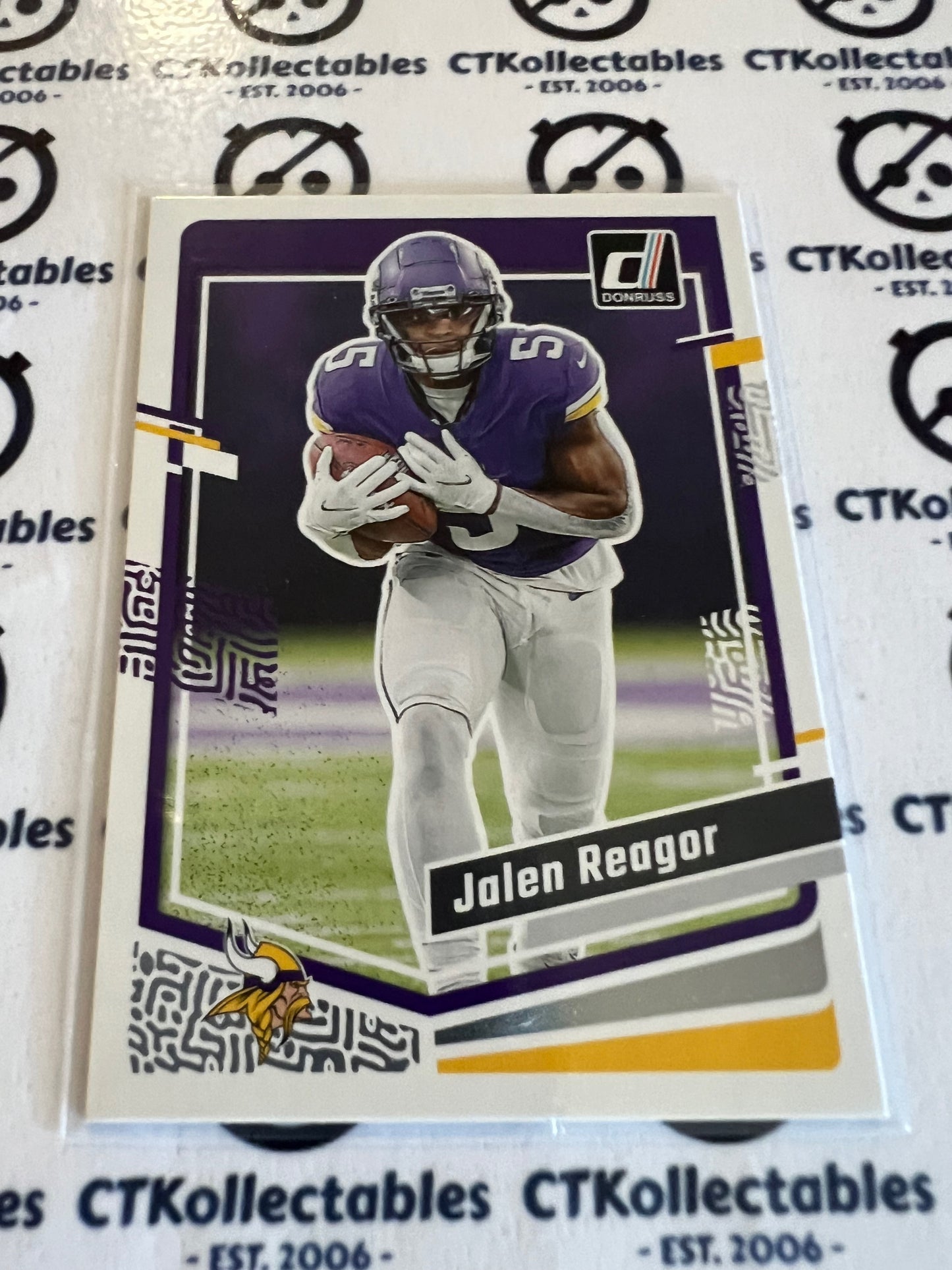 2023 NFL Panini Donruss Base #194 Jalen Reagor Vikings