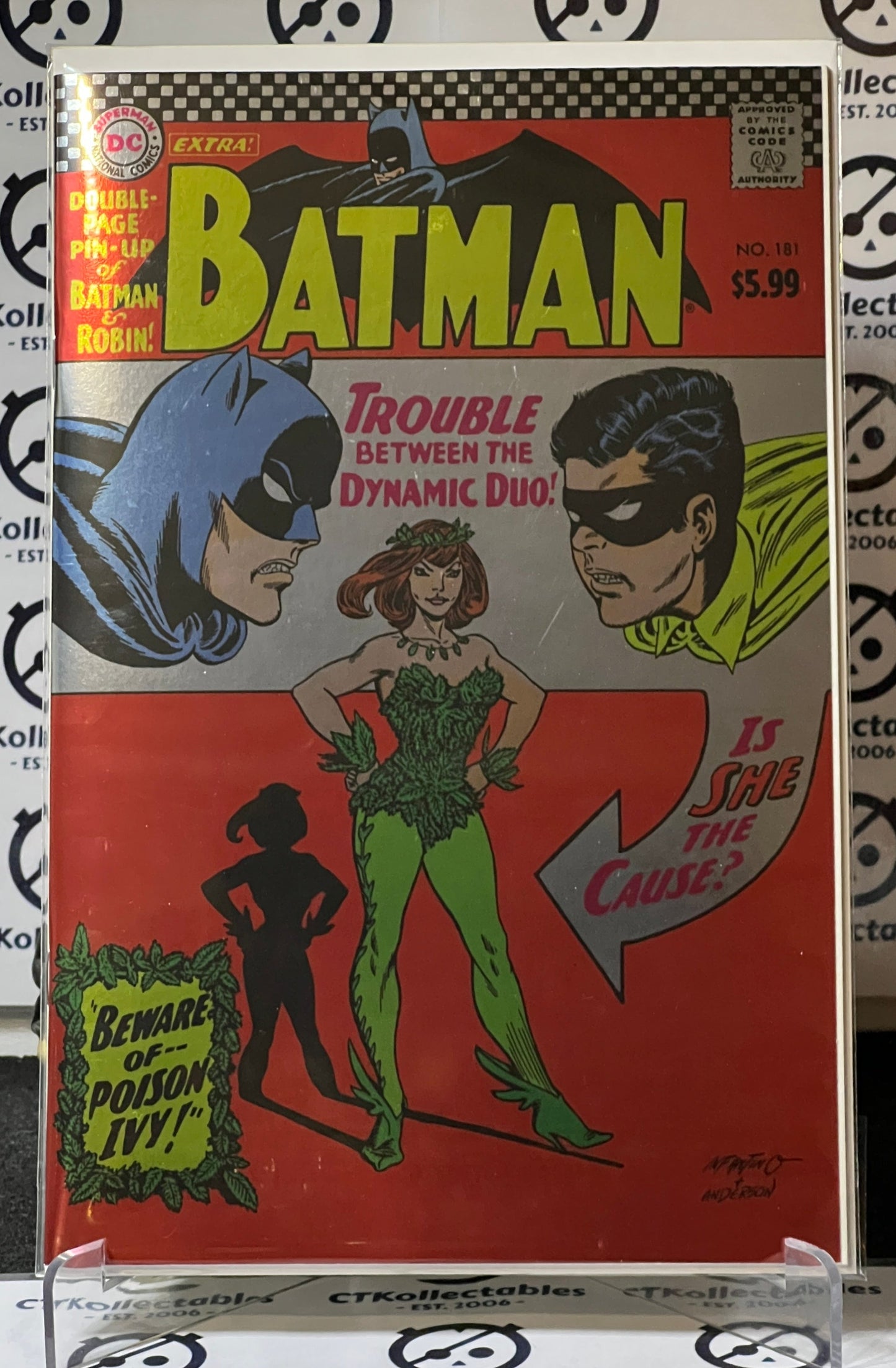 BATMAN # 181 REPRINT FACSIMILE EDITION FOIL COVER VARIANT POISON IVY DC COMICS 2023