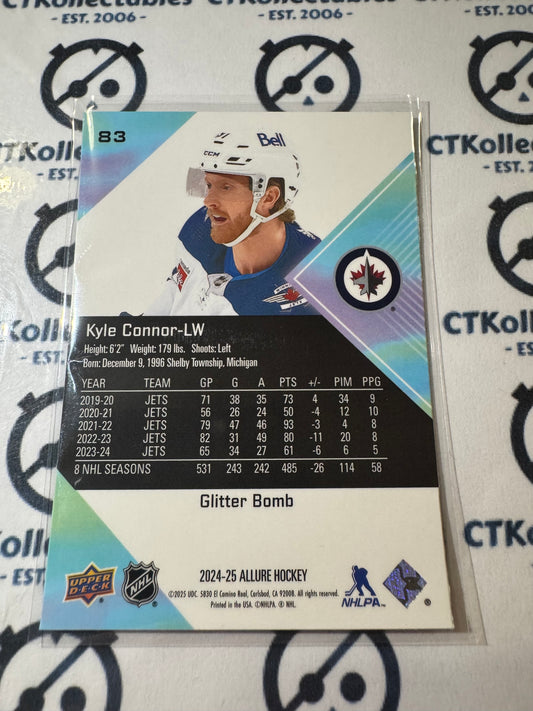 2024-25 Upper Deck Allure Kyle Connor Glitter Bomb #83 Jets