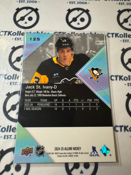 2024-25 Upper Deck Allure Jack St. Ivany Rookie #125 Penguins