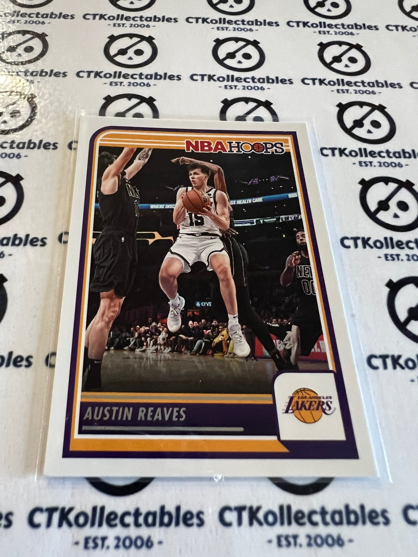 2023-24 Panini NBA HOOPS Base #41 Austin Reaves Lakers