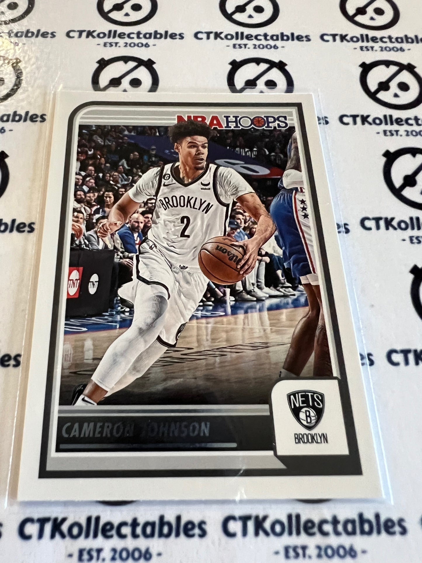 2023-24 Panini NBA HOOPS Base #57 Cameron Johnson Nets