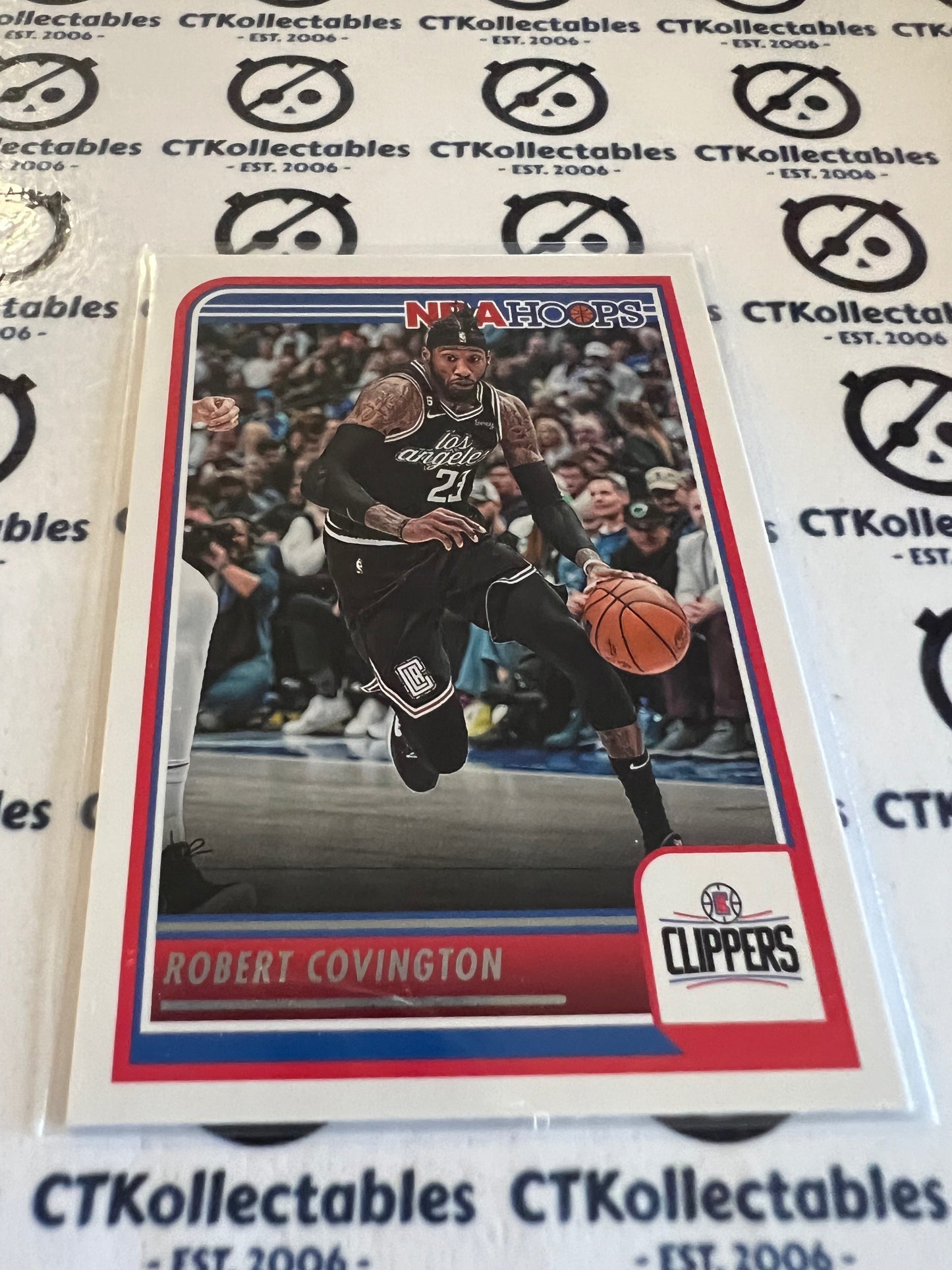 2023-24 Panini NBA HOOPS Base #125 Robert Covington Clippers