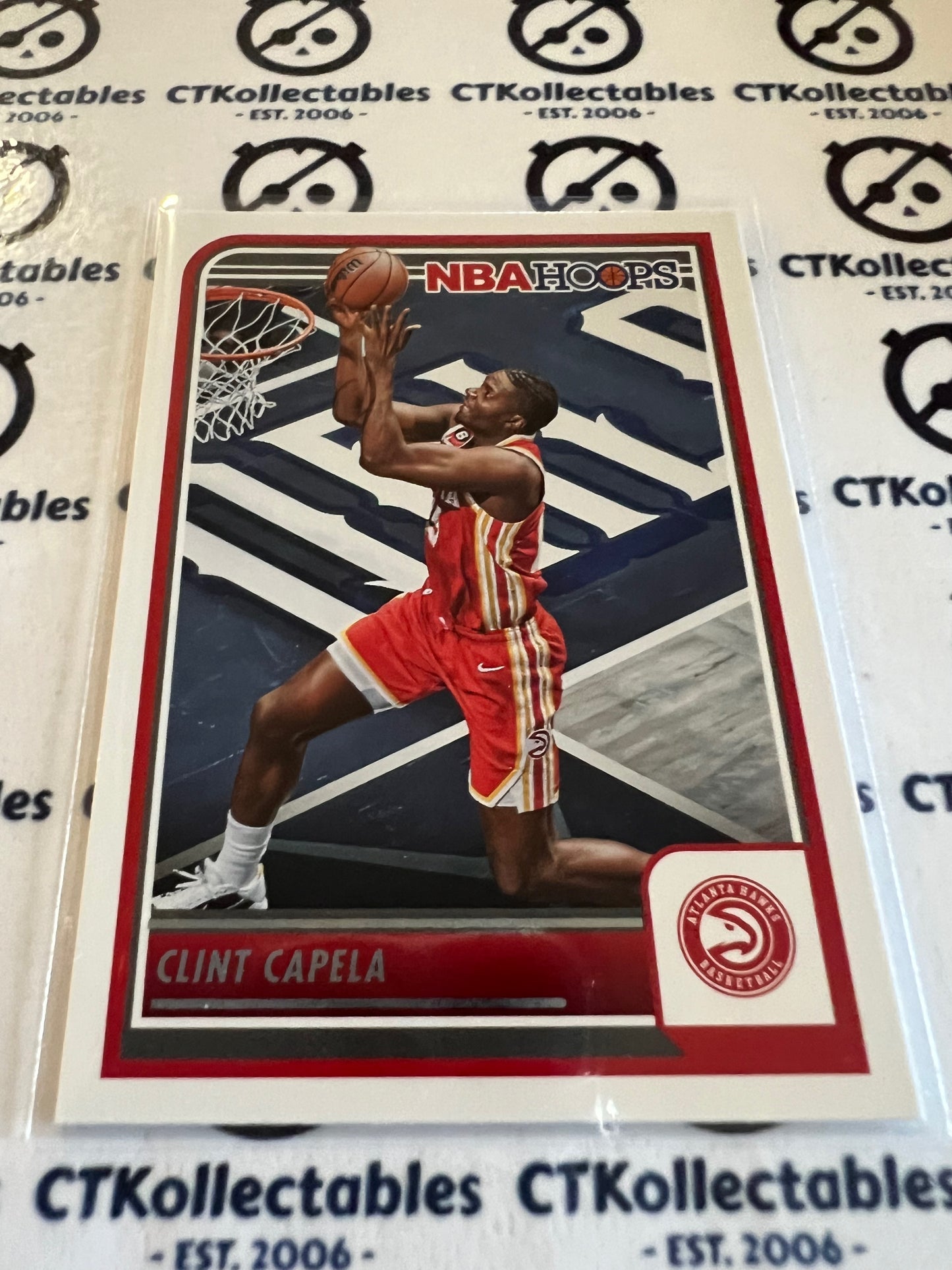 2023-24 Panini NBA HOOPS Base #143 Clint Capela Hawks