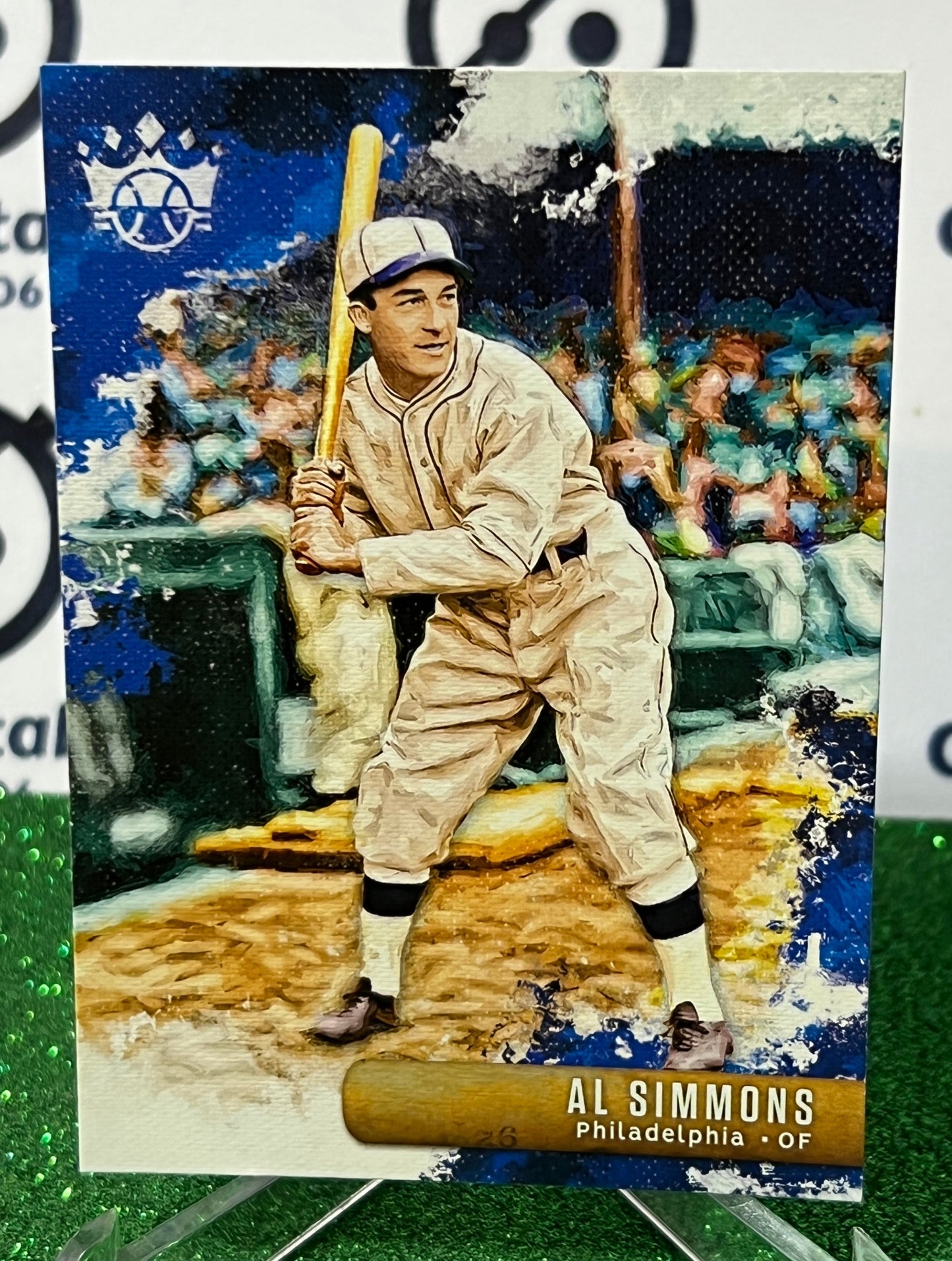 2019 PANINI DIAMOND KINGS AL SIMMONS # 11 PHILADELPHIA PHILLIES BASEBALL CARD