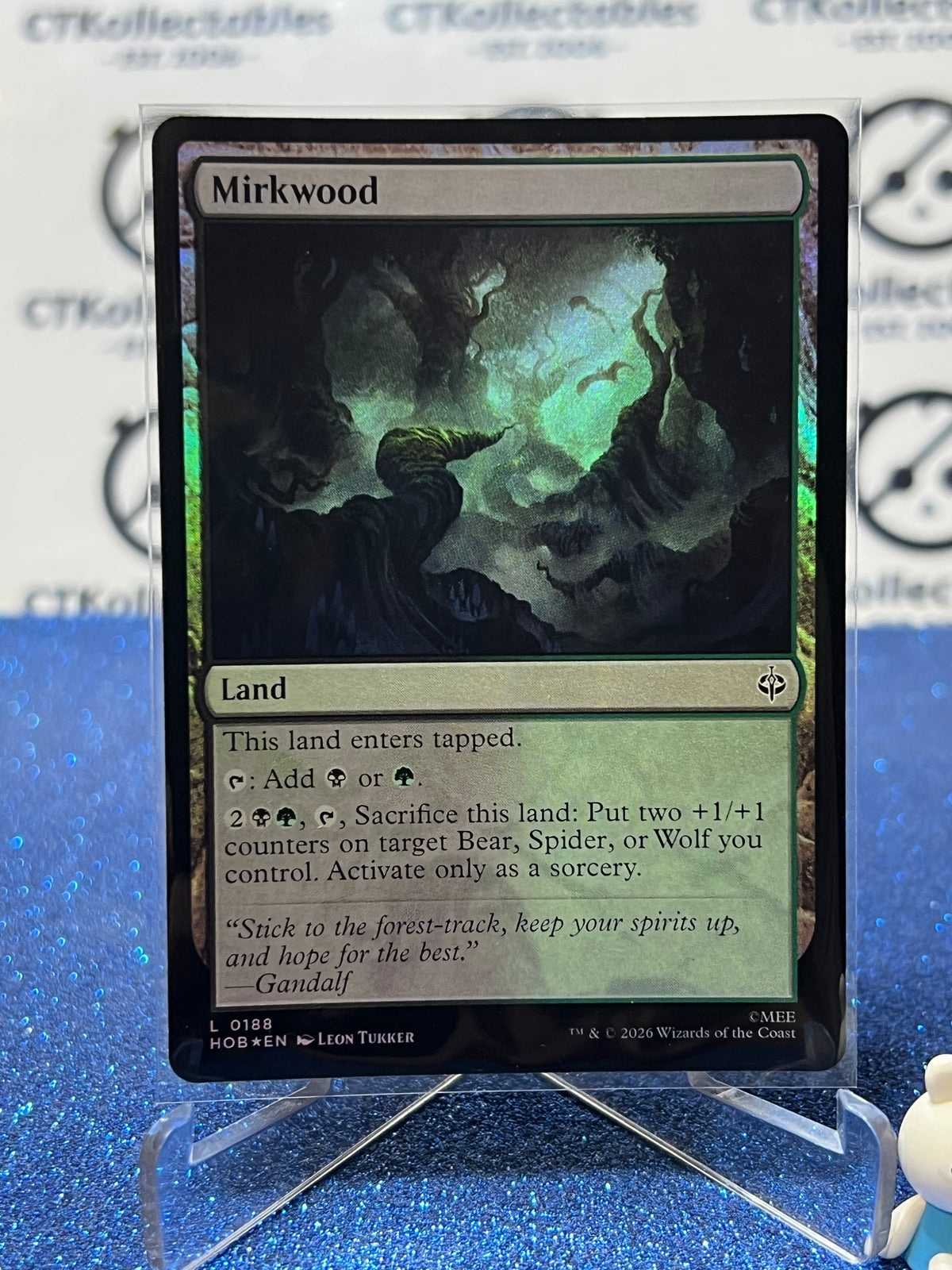 2026 MAGIC THE GATHERING THE HOBBIT MIRKWOOD # L 0188 FOIL TCG CARD