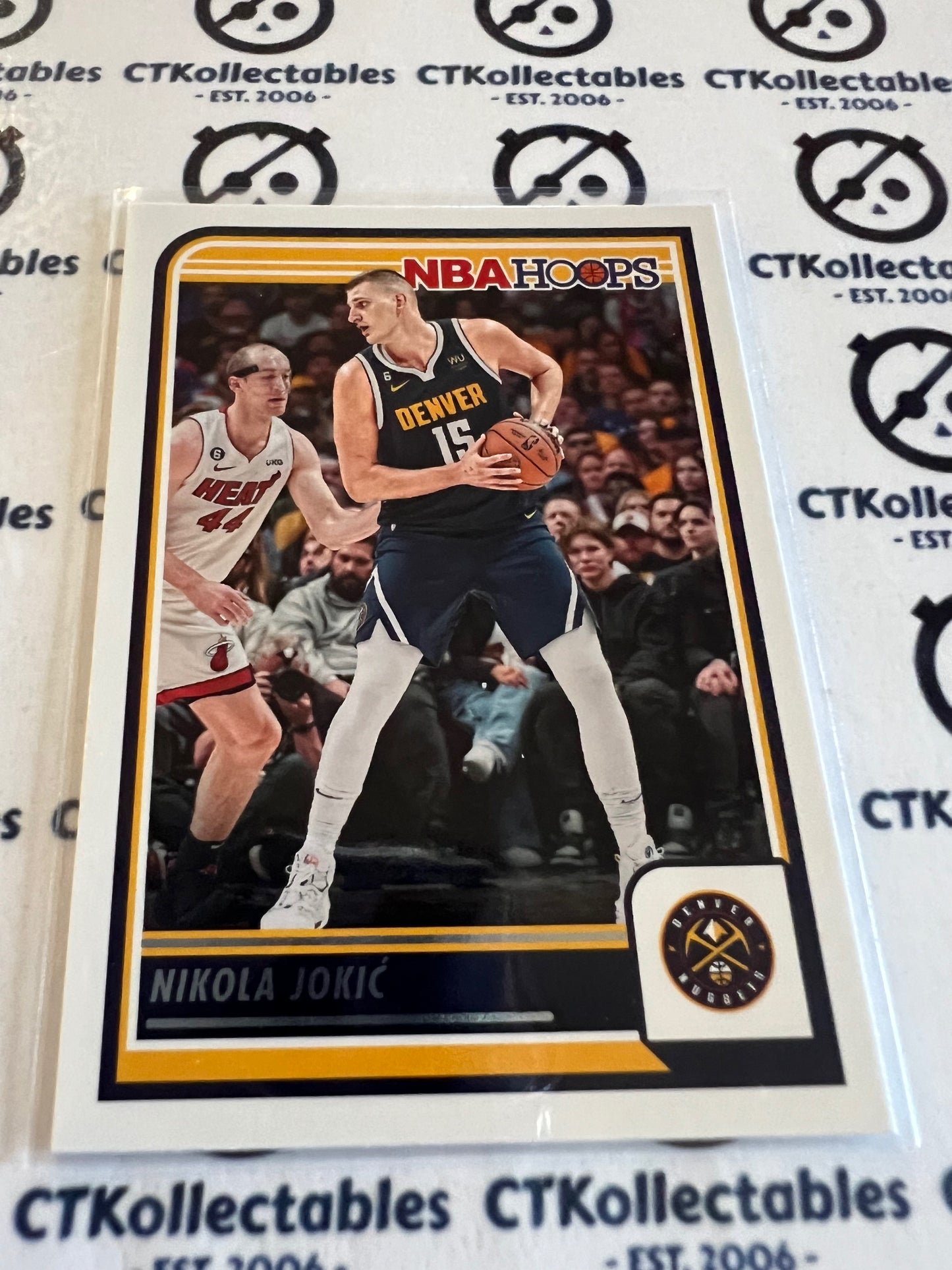 2023-24 Panini NBA HOOPS Base #180 Nikola Jokic Nuggets