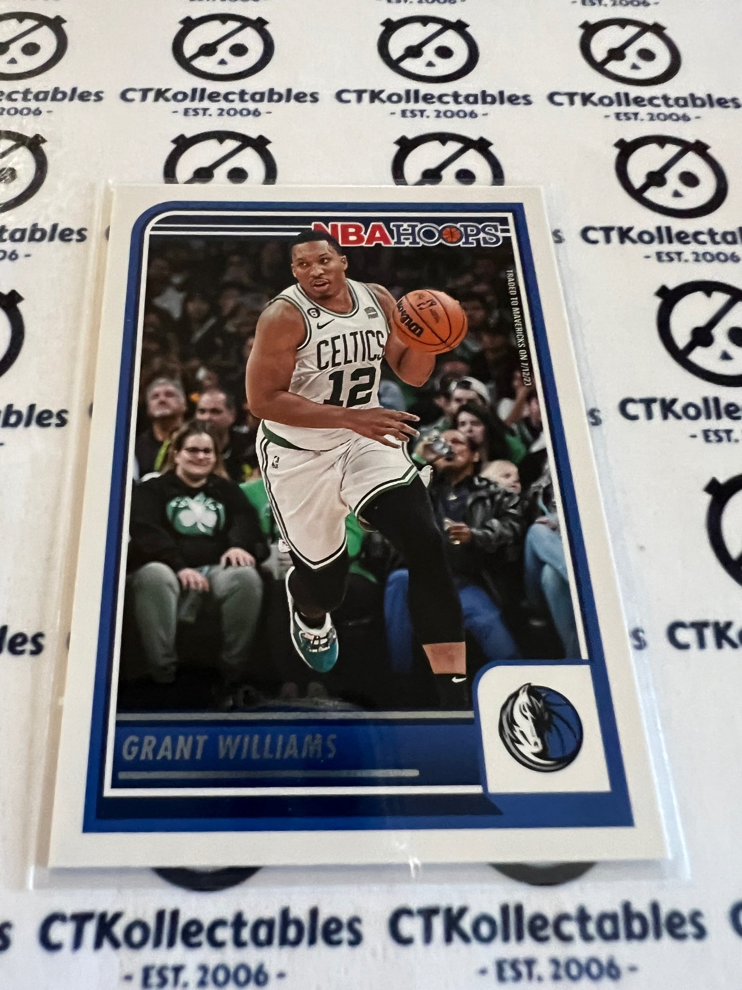 2023-24 Panini NBA HOOPS Base #224 Grant Williams Mavericks