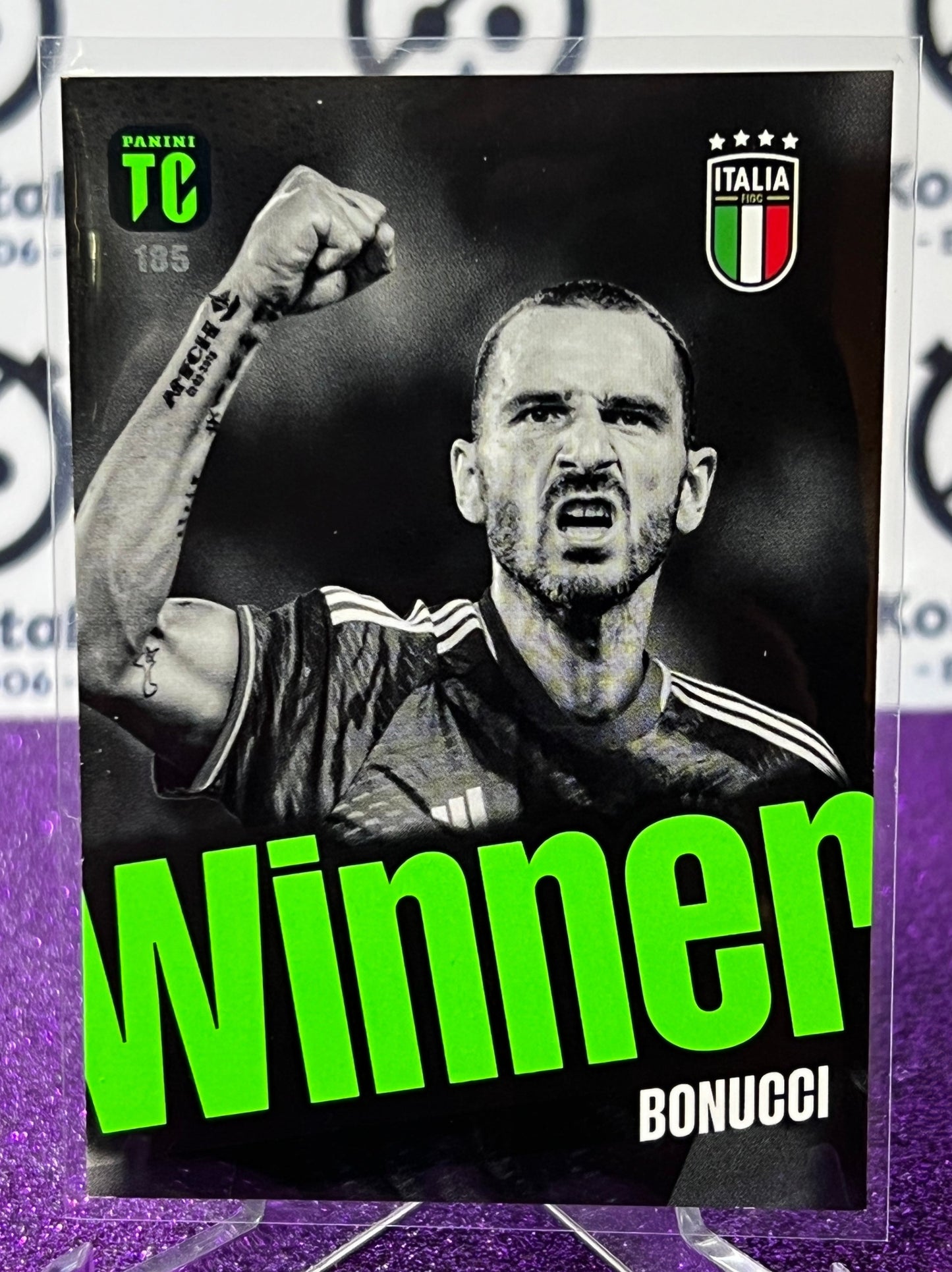 2023 PANINI TOP CLASS BONUCCI # 185 WINNER ITALY FOOTBALL SOCCER CARD