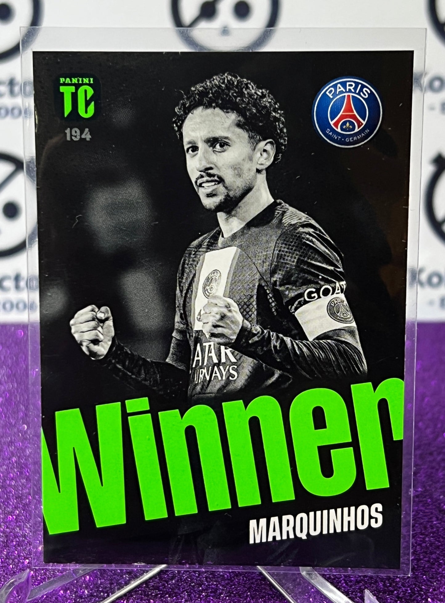 2023 PANINI TOP CLASS MARQUINHOS # 194 WINNER PARIS FOOTBALL SOCCER CARD