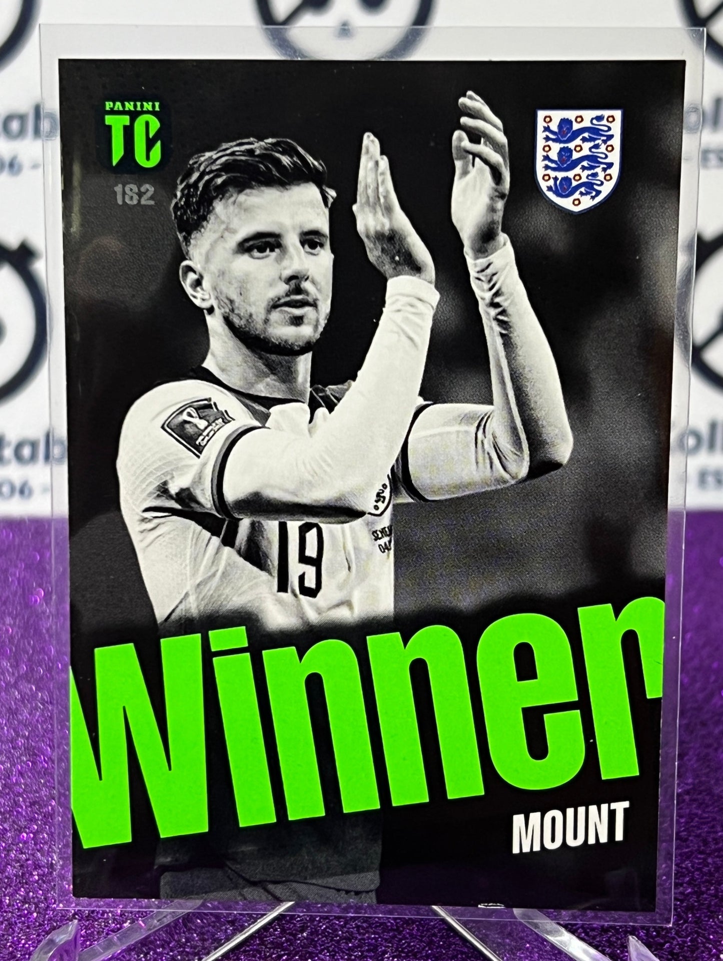 2023 PANINI TOP CLASS MOUNT # 182 WINNER ENGLAND FOOTBALL SOCCER CARD