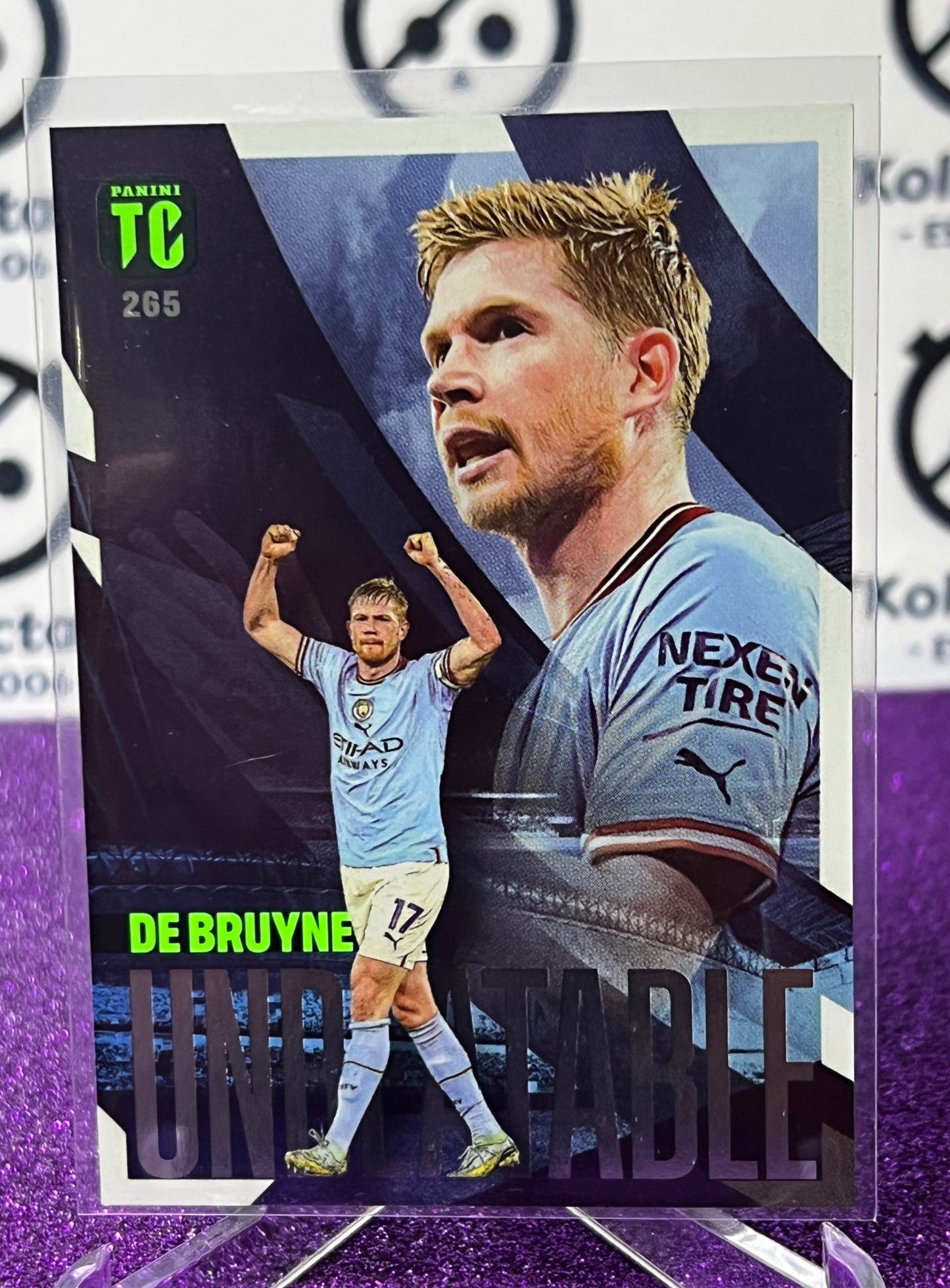 2023 PANINI TOP CLASS KEVIN DE BRUYNE # 265 UNBEATABLE MANCHESTER CITY SOCCER CARD