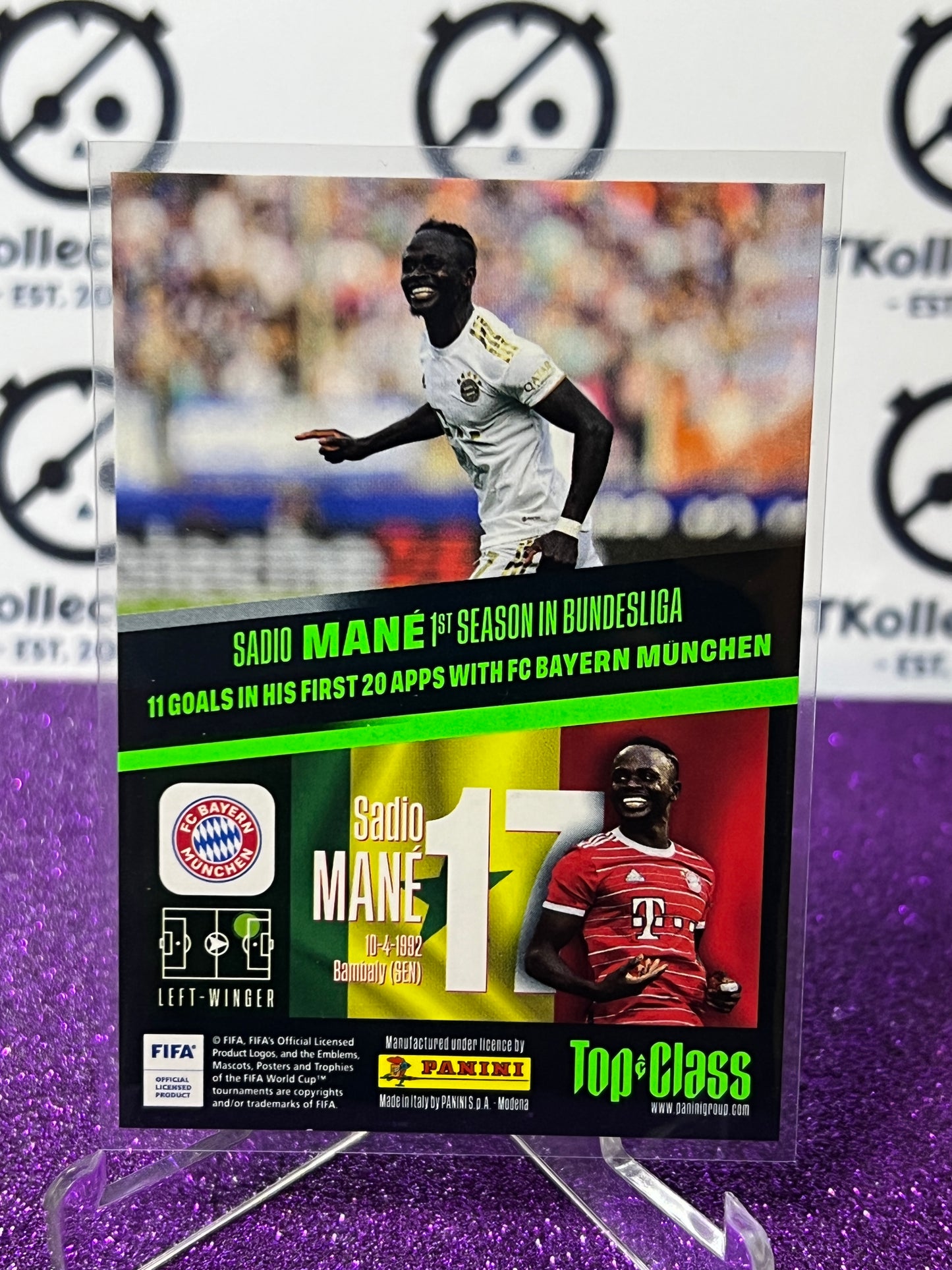 2023 PANINI TOP CLASS SADIO MANE # 270 UNBEATABLE SILVER SOCCER CARD
