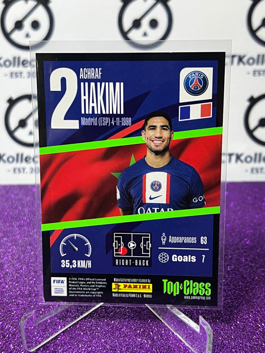 2023 PANINI TOP CLASS ACHRAF HAKIMI # 158 SUPER SONIC FOOTBALL SOCCER CARD