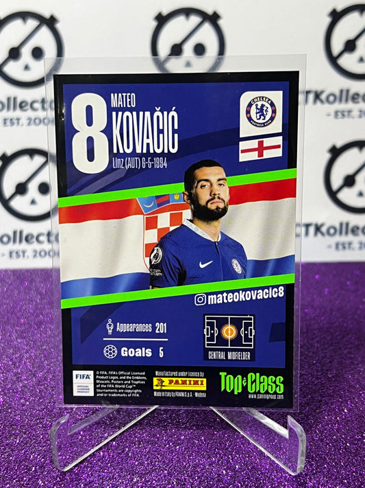 2023 PANINI TOP CLASS MATEO KOVACIC # 208 RAINBOW MASTER FOOTBALL SOCCER CARD