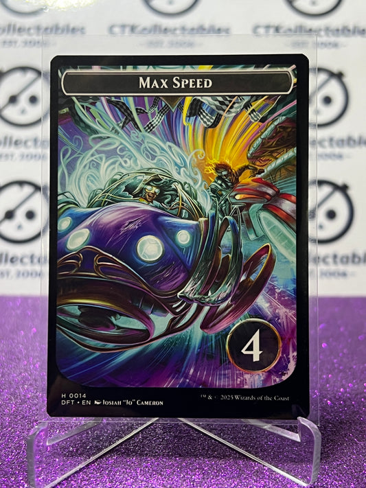 2025 MAGIC THE GATHERING AETHERDRIFT MAX SPEED, START YOUR ENGINES # H 0014 NON-FOIL HELPER CARD