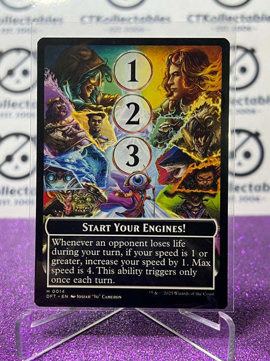 2025 MAGIC THE GATHERING AETHERDRIFT MAX SPEED, START YOUR ENGINES # H 0014 NON-FOIL HELPER CARD