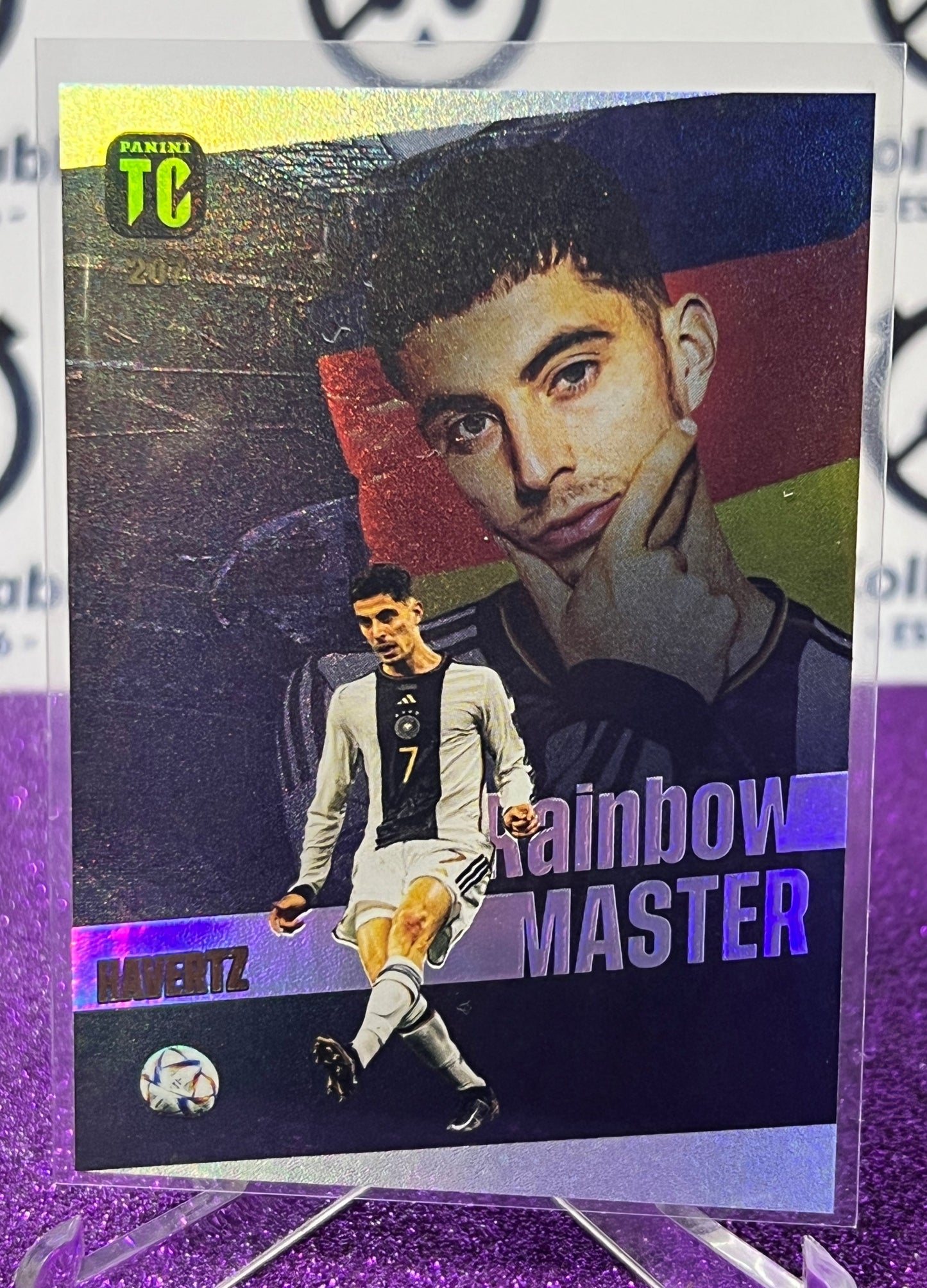 2023 PANINI TOP CLASS KAI HAVERTZ # 207 RAINBOW MASTER FOOTBALL SOCCER CARD