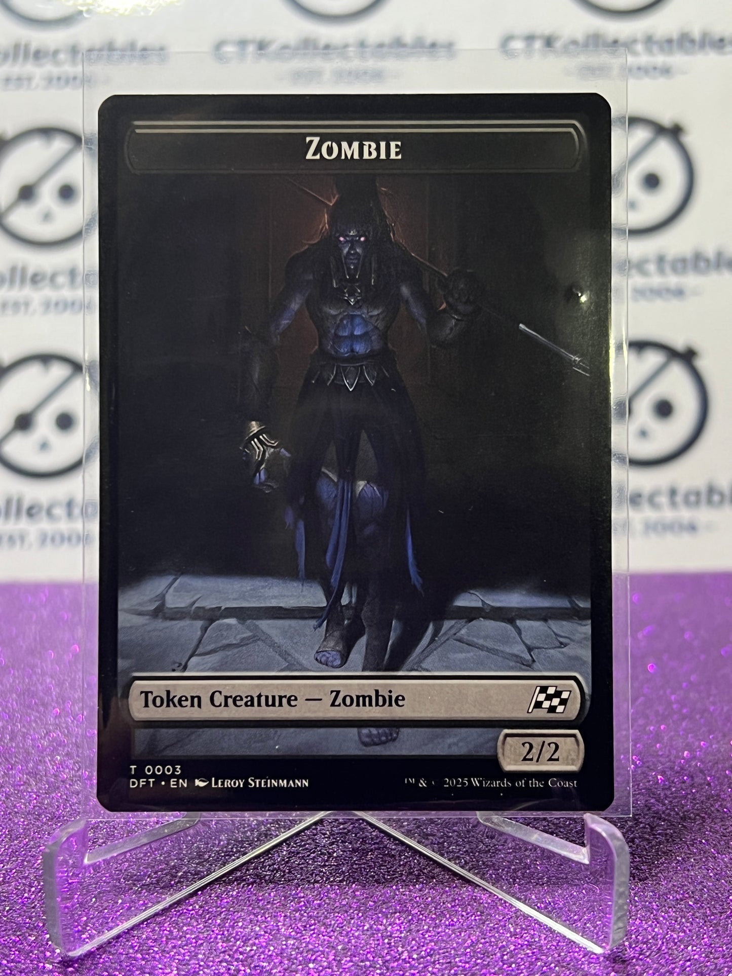2025 MAGIC THE GATHERING AETHERDRIFT ELEPHANT / ZOMBIE # T 0006 NON-FOIL TOKEN CARD