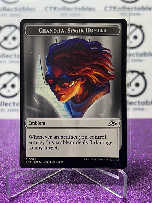 2025 MAGIC THE GATHERING AETHERDRIFT CHANDRA,SPARK HUNTER / VEHICLE # T 0012 NON-FOIL TOKEN CARD