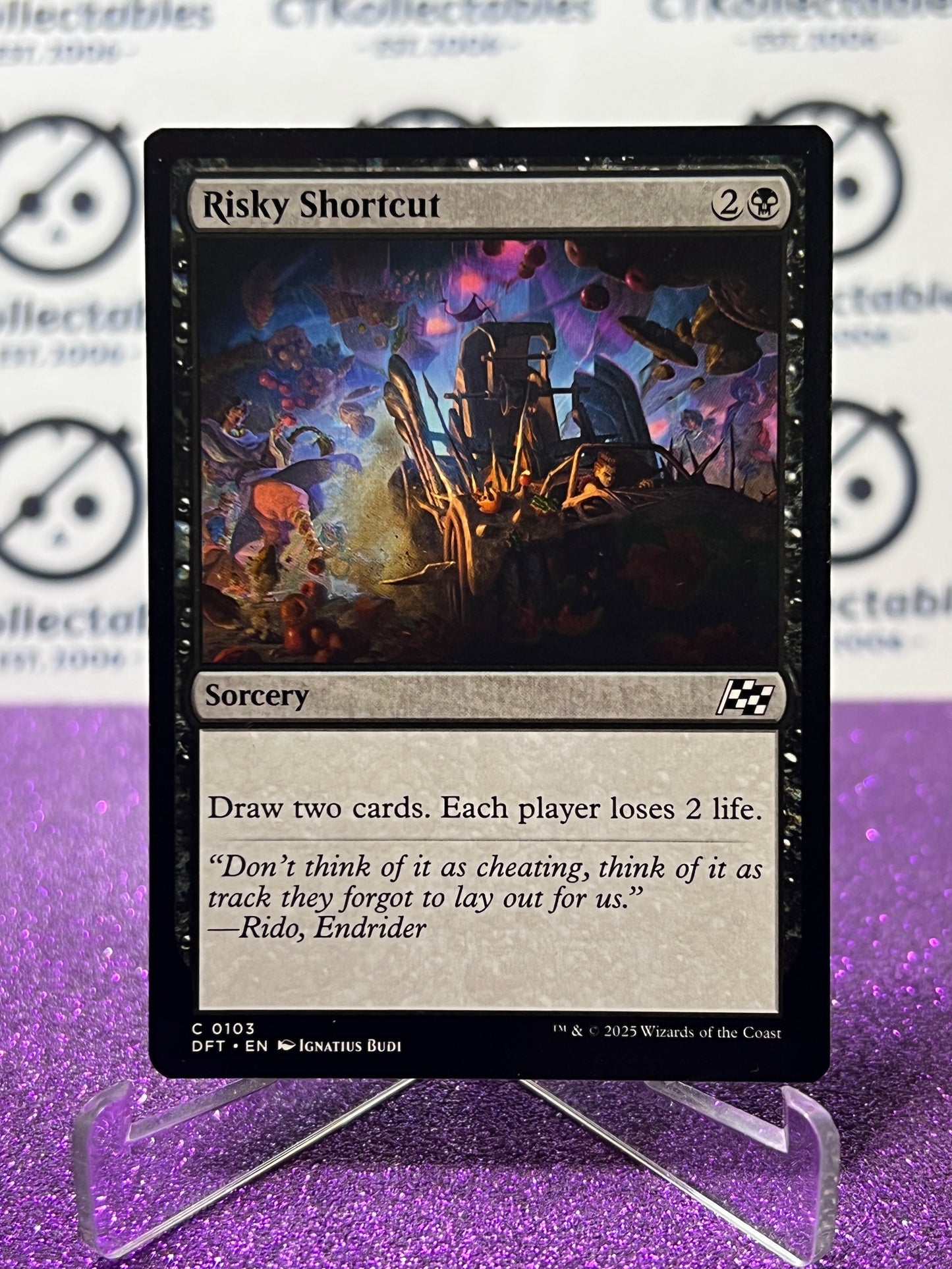 2025 MAGIC THE GATHERING AETHERDRIFT RISKY SHORTCUT # C 0103 NON-FOIL SORCERY CARD