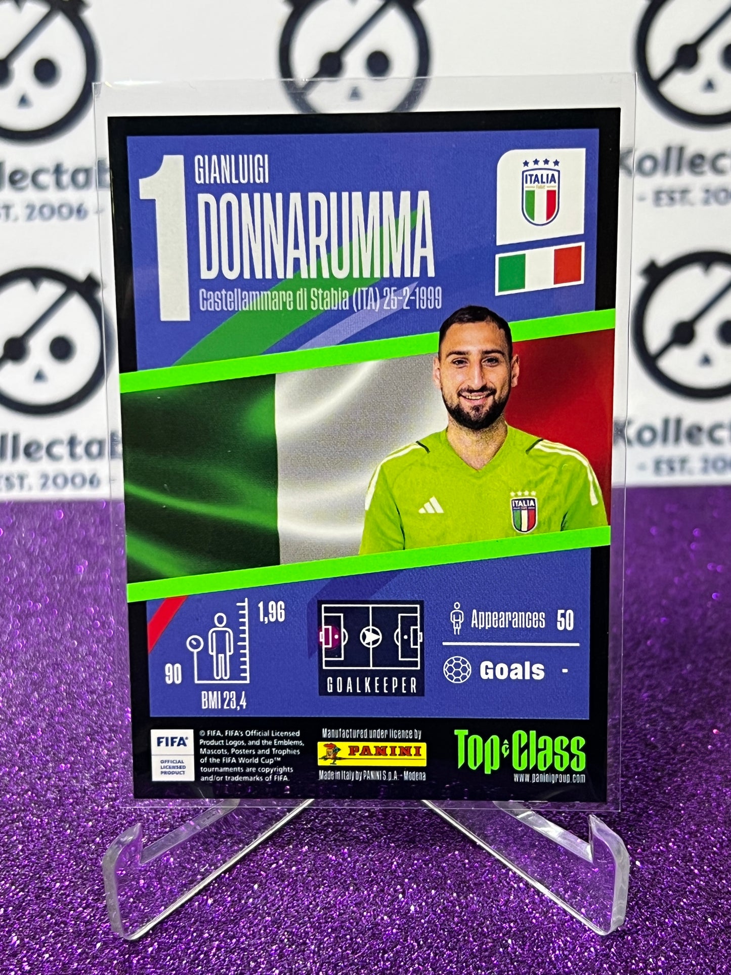 2023 PANINI TOP CLASS GIANLUIGI DONNARUMMA # 169 MAX POWER FOOTBALL SOCCER CARD