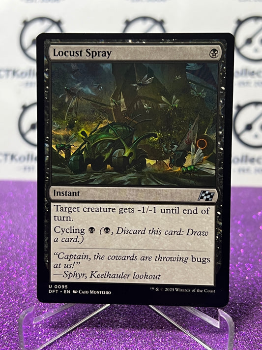 2025 MAGIC THE GATHERING AETHERDRIFT LOCUST SPRAY # U 0095 NON-FOIL INSTANT CARD