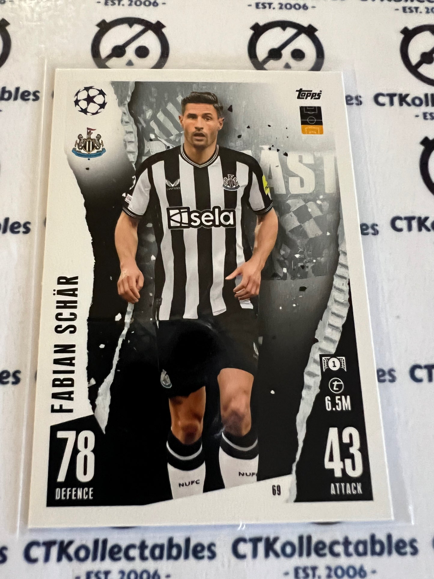 2023 Topps MATCH ATTAX Base Fabian Schar soccer Card